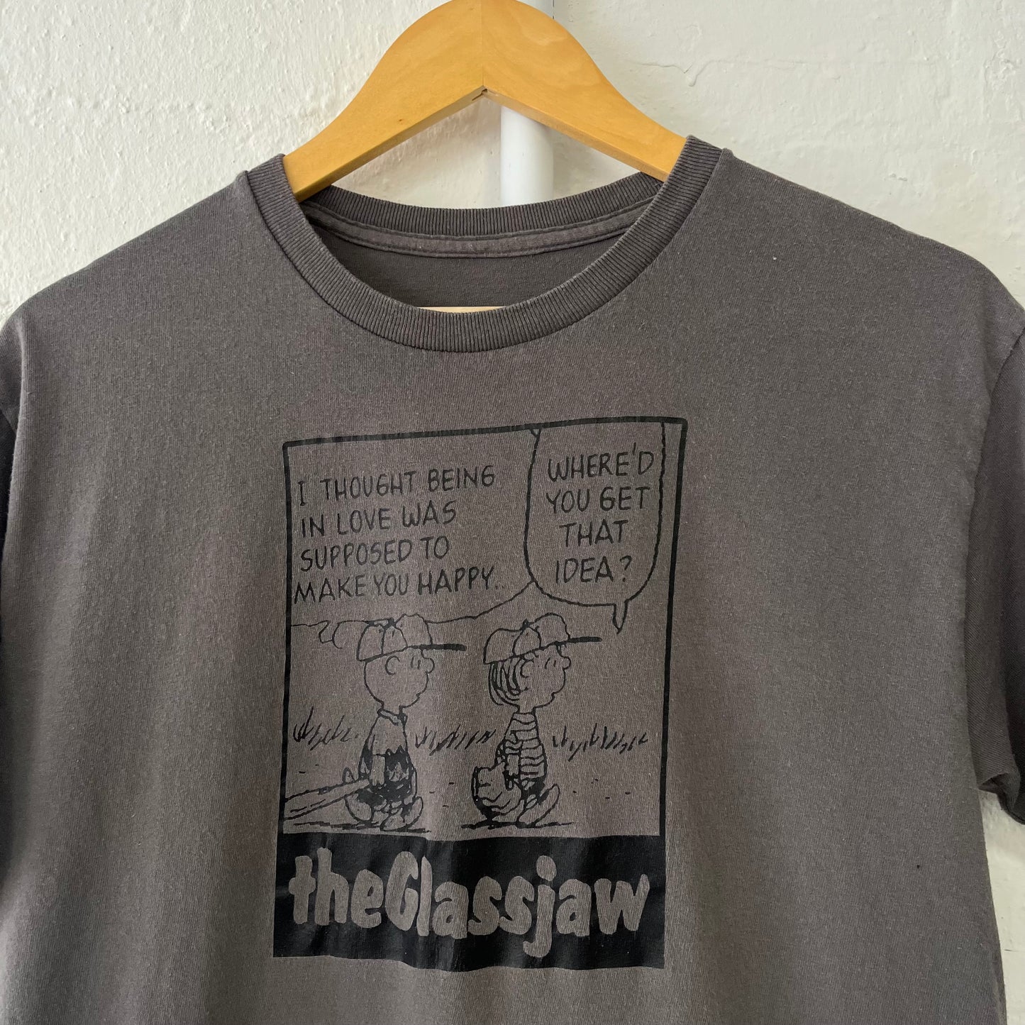 Glassjaw Peanuts Rip Band T-Shirt Medium 2010s