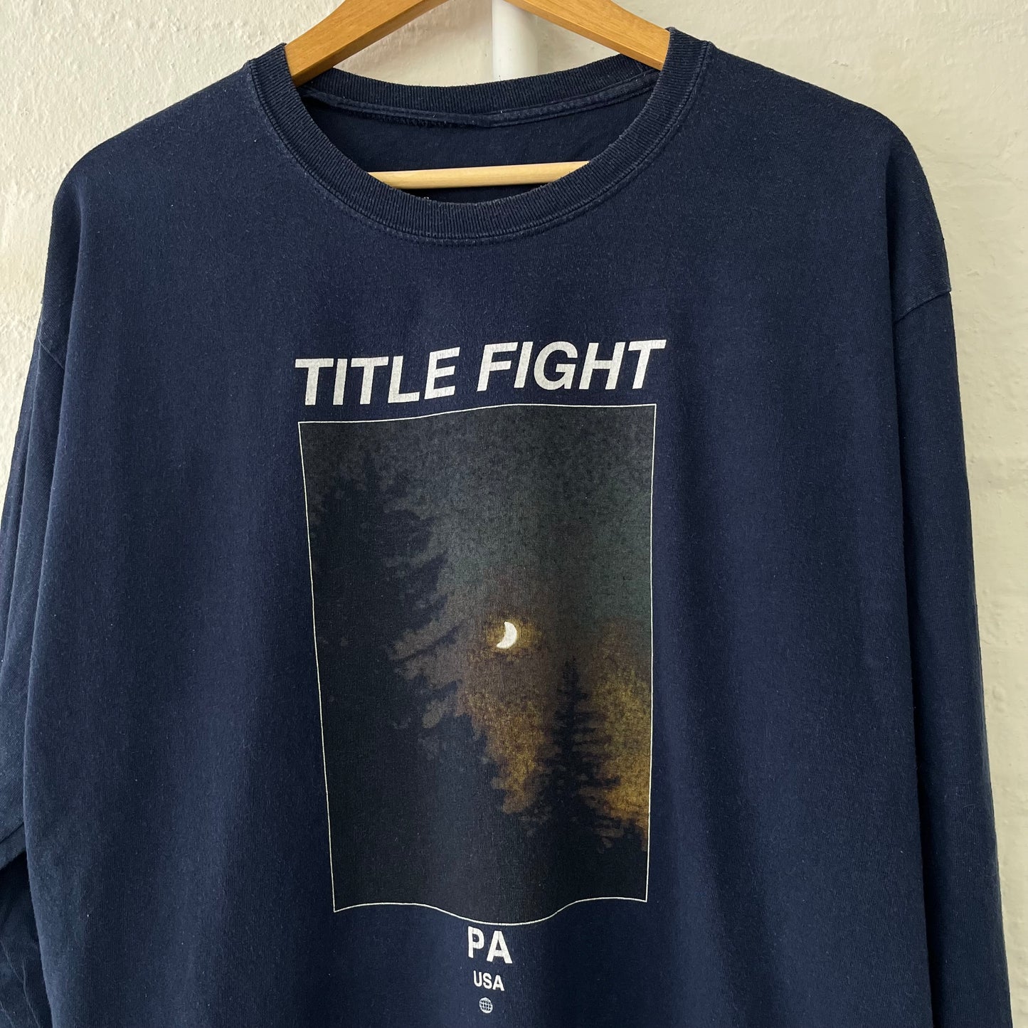 Title Fight PA Moon Long Sleeve Band T-Shirt