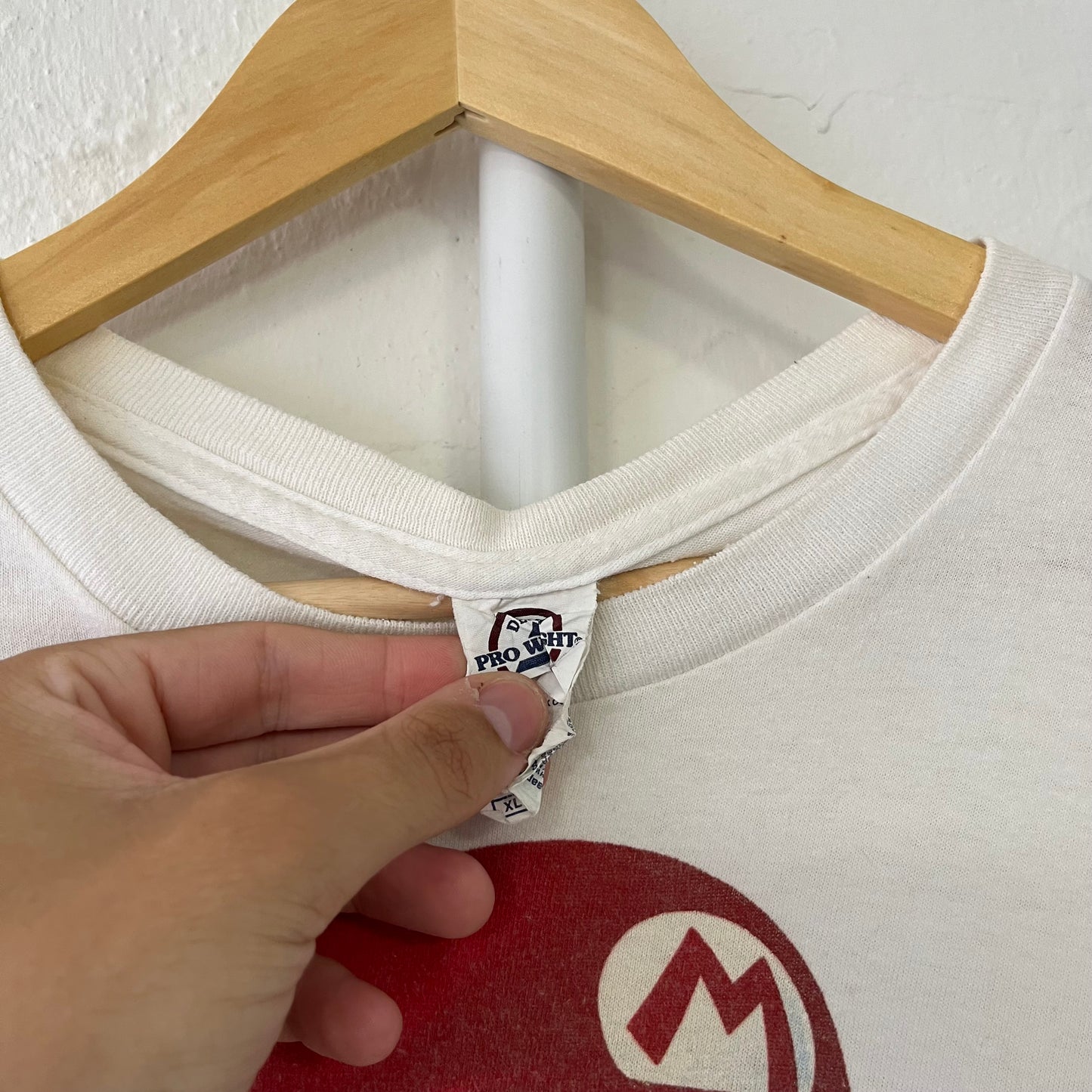 Super Mario Big Print Gaming T-Shirt XL 2000s