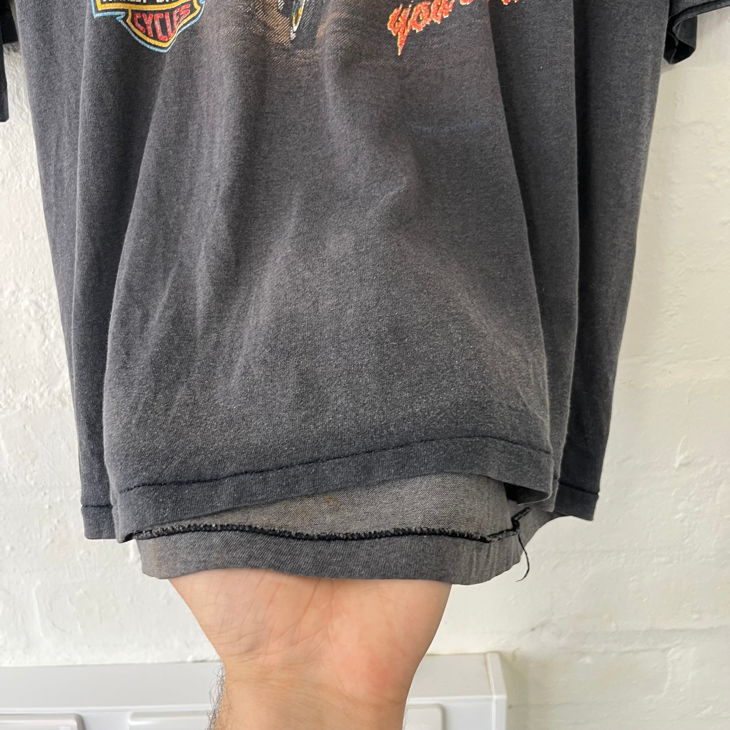 Harley Davidson “If you don’t make dust, you eat dust” T-Shirt XL