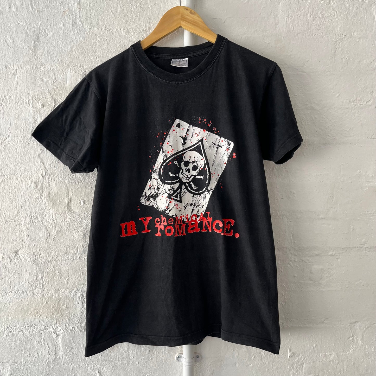 My Chemical Romance Ace of Spades Band T-Shirt 2000s Small