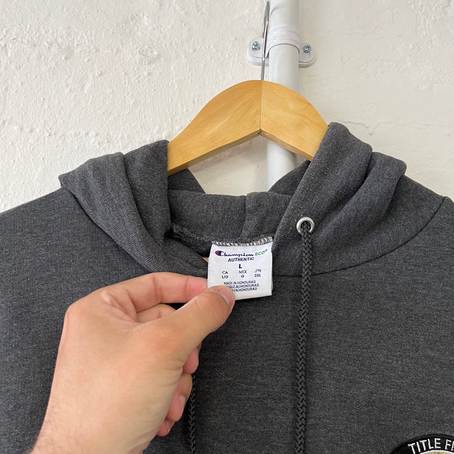Title Fight Patch Band Hoodie Champion