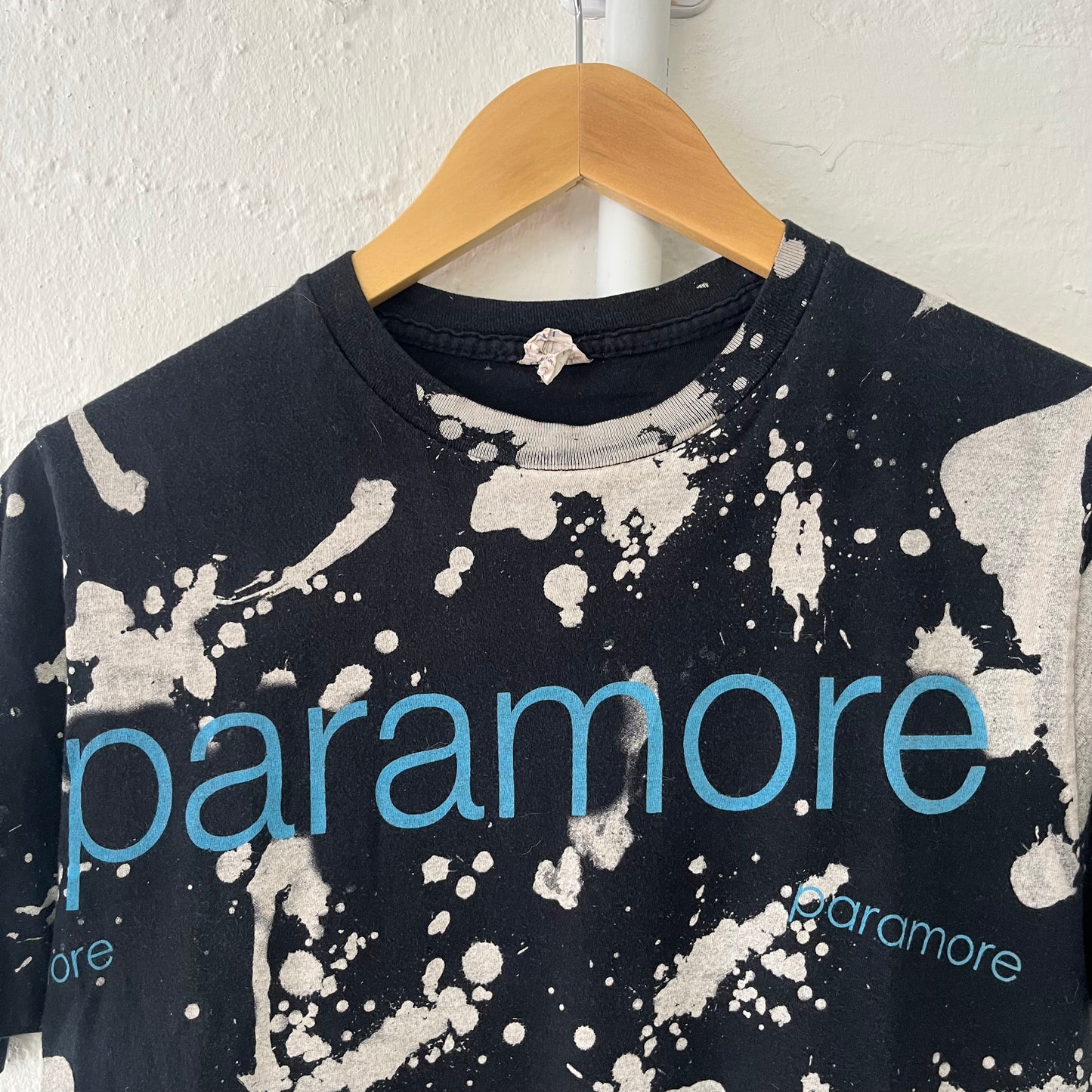 Paramore All Over Print Splatter Band T-Shirt Medium 2000s