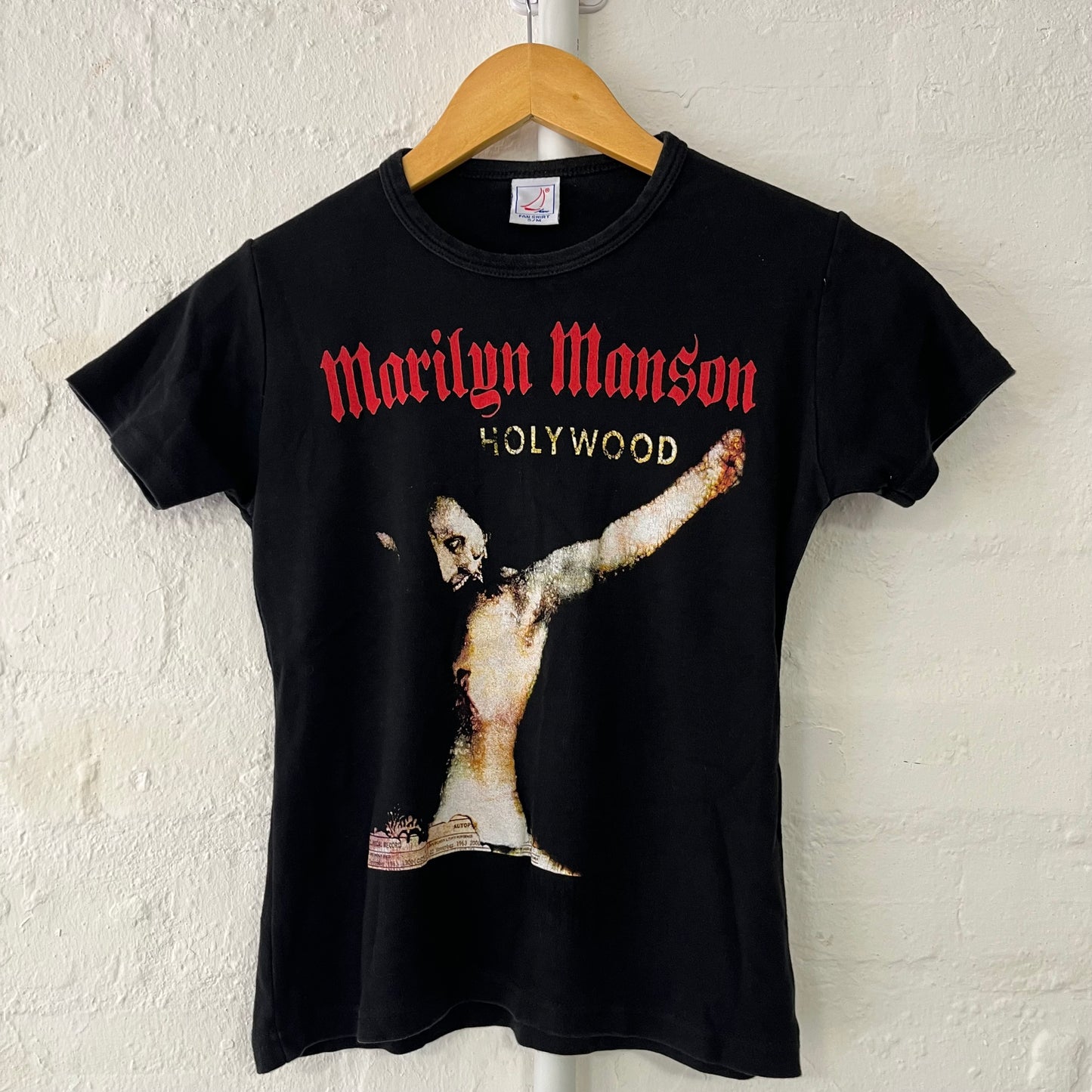 Marilyn Manson Hollywood Baby Tee 2000s XS