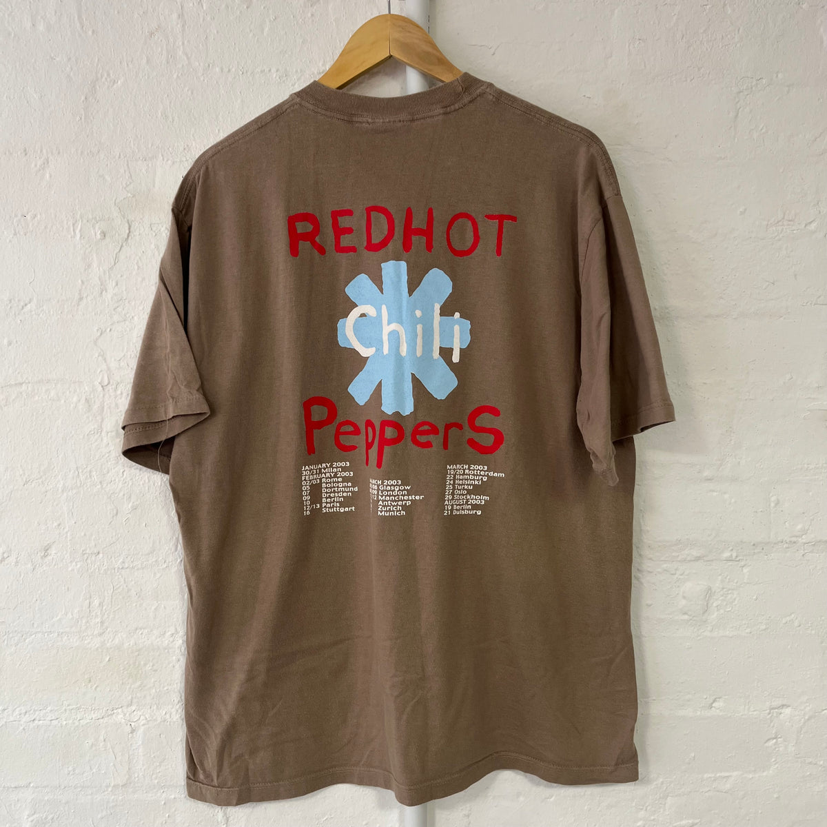 Red Hot Chili Peppers 2003 Tour Band T-Shirt XL