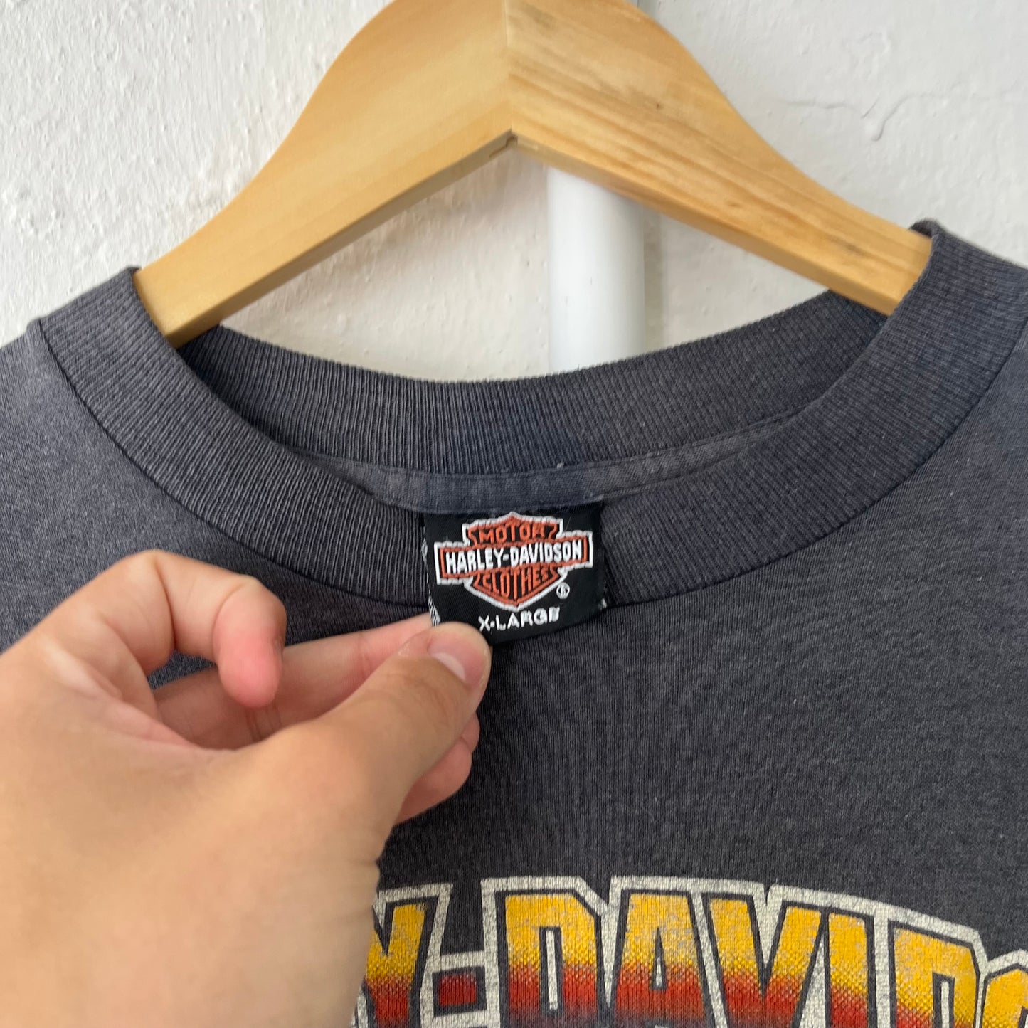 Harley Davidson “If you don’t make dust, you eat dust” T-Shirt XL