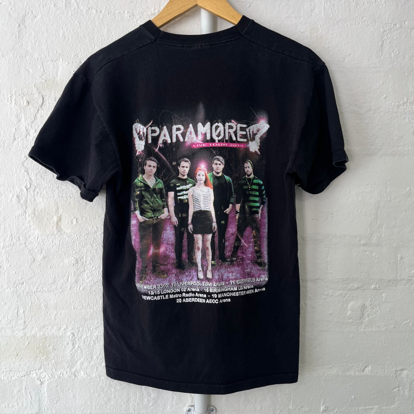 Paramore 2010 UK Tour Band T-Shirt Medium