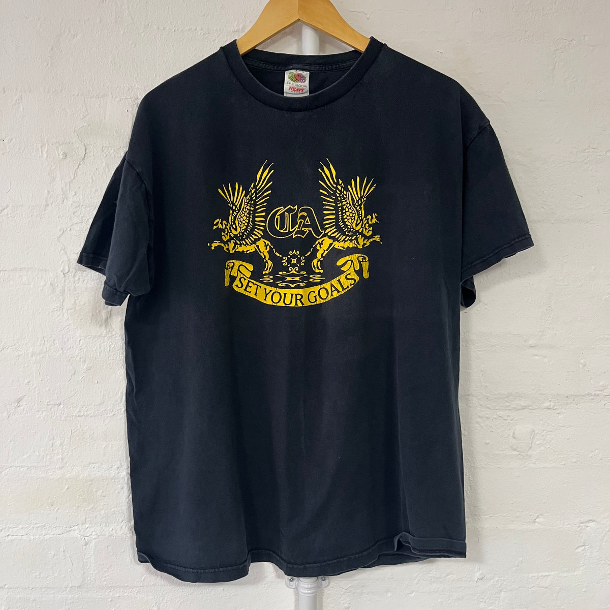 Set Your Goals Band T-Shirt XL 2000s