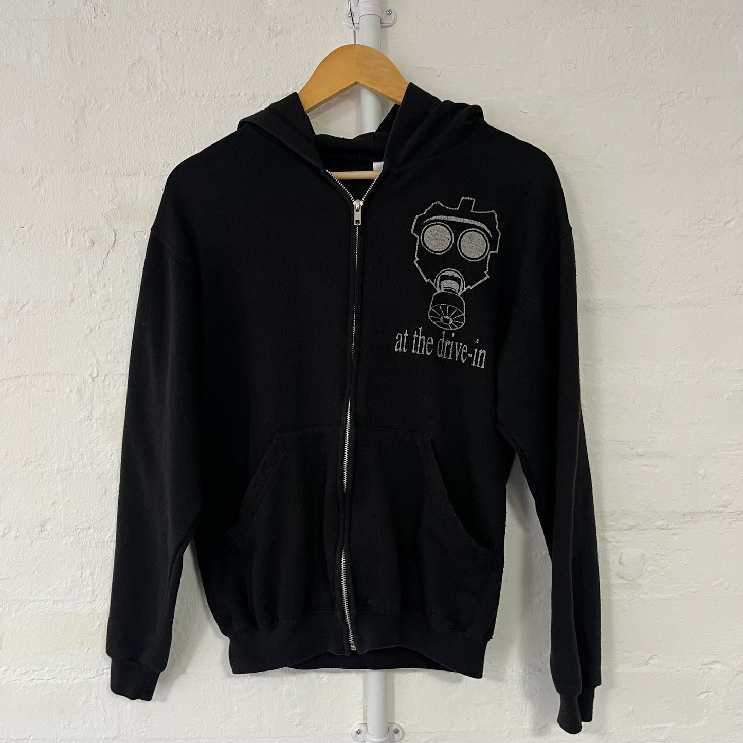 At The Drive-In Gas Mask Band Hoodie Small