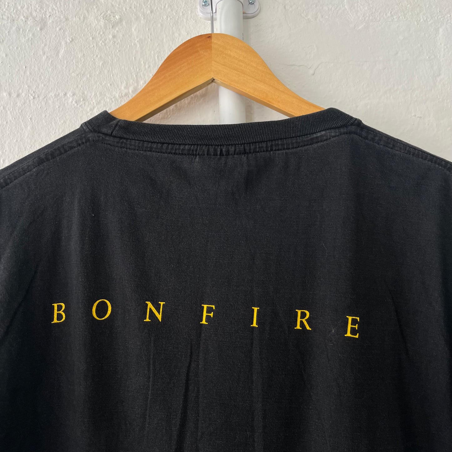 ACDC Bonfire Vintage 90s Band T-Shirt XL Faded