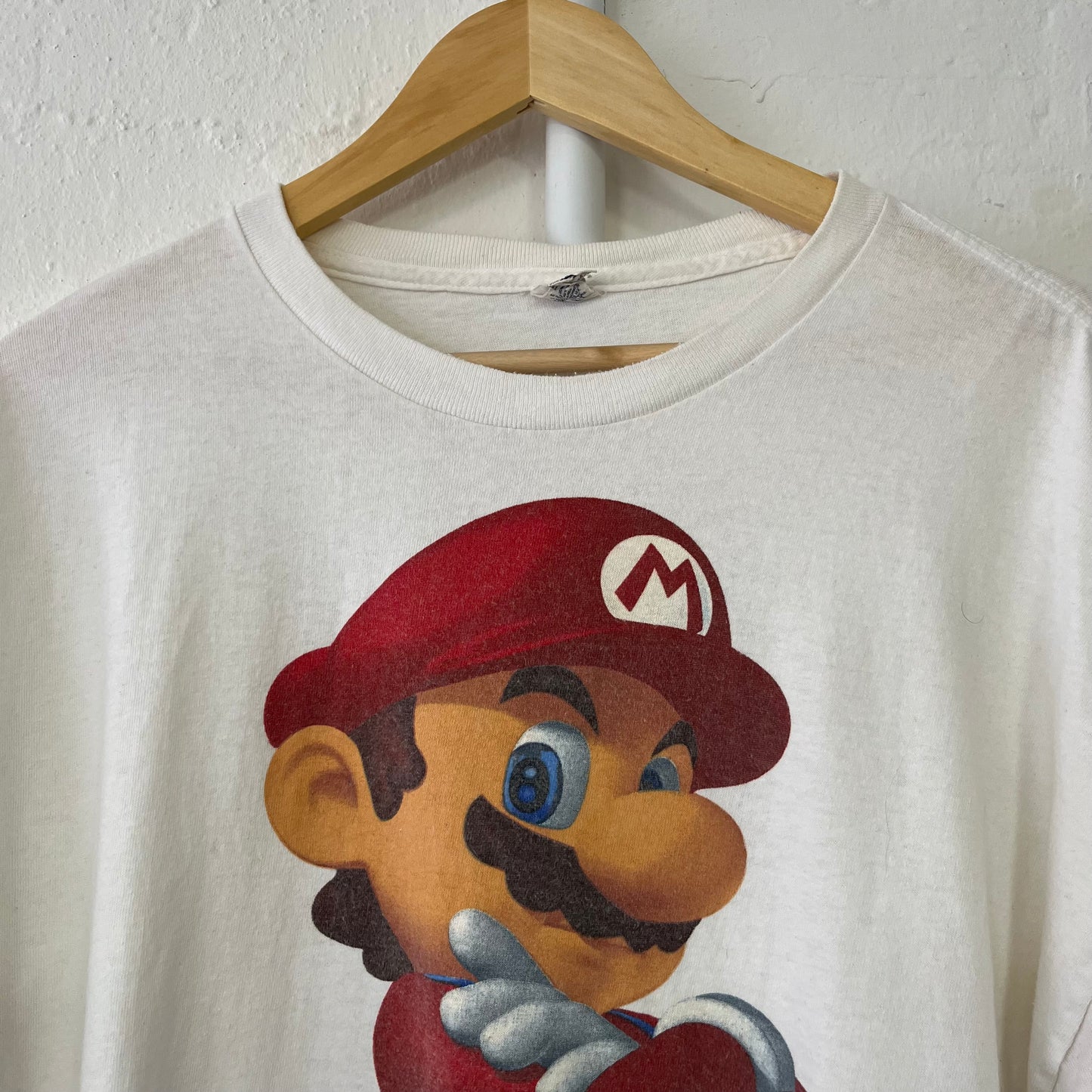 Super Mario Big Print Gaming T-Shirt XL 2000s