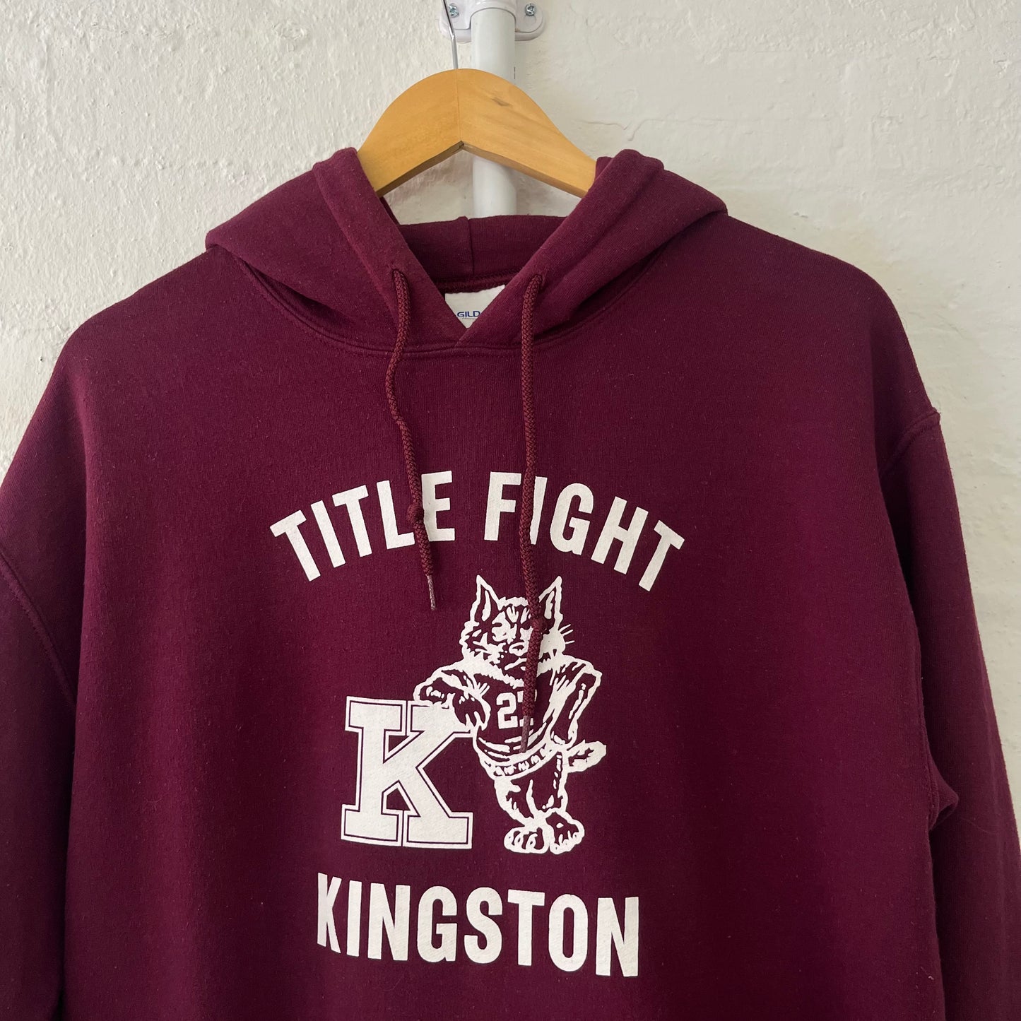 Title Fight Kingston Varsity Band Hoodie 2010s Medium