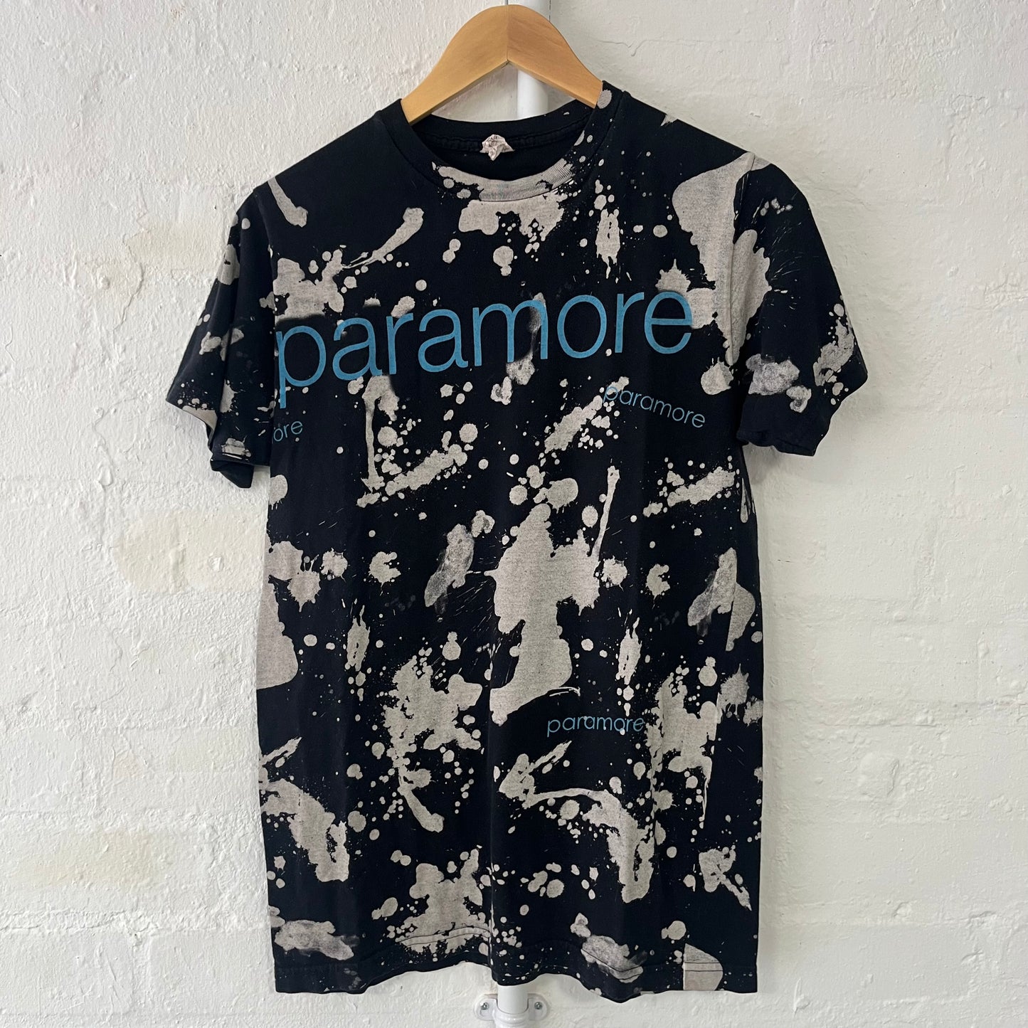 Paramore All Over Print Splatter Band T-Shirt Medium 2000s