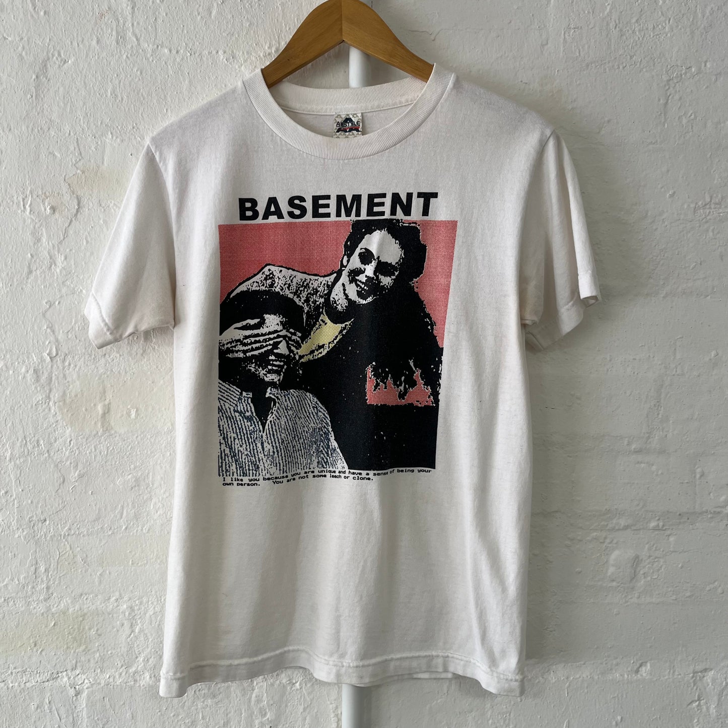 Basement Pixel Couple Band T-Shirt Small 2010s