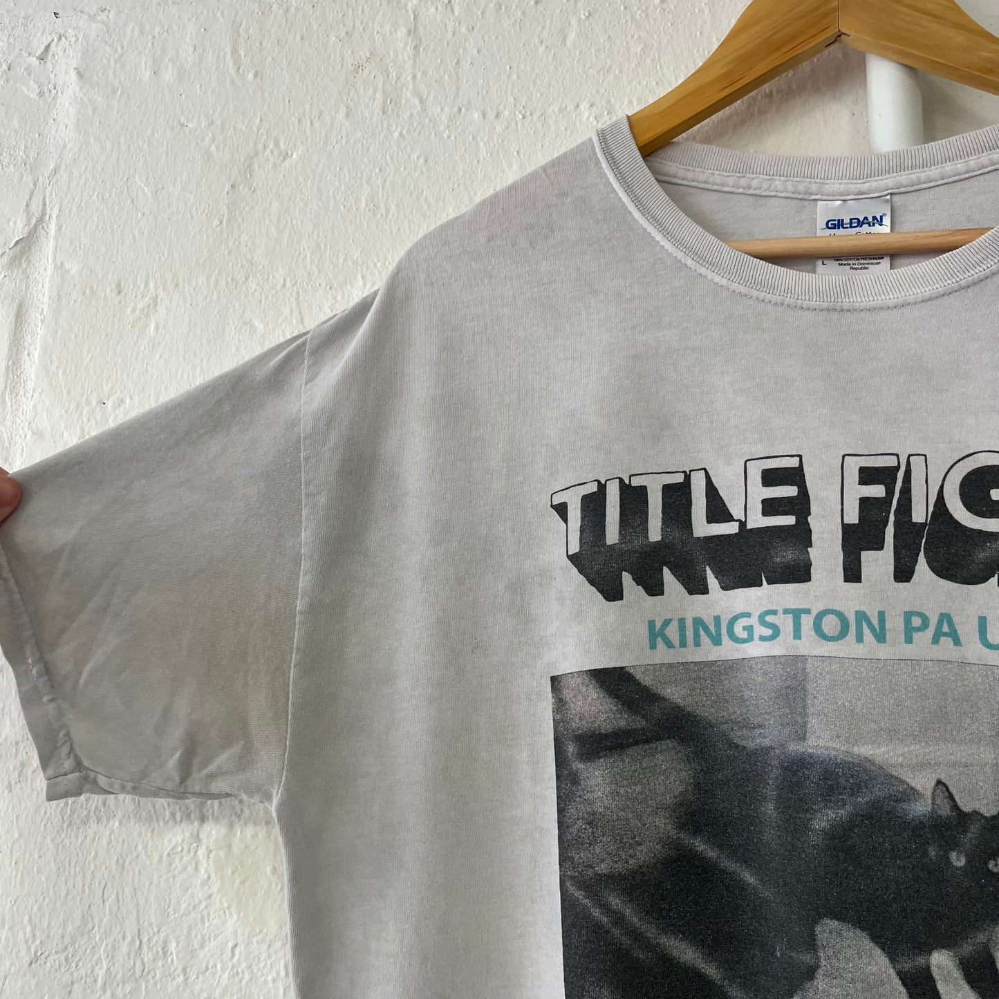 Title Fight White Kingston Cat PA Band T-Shirt