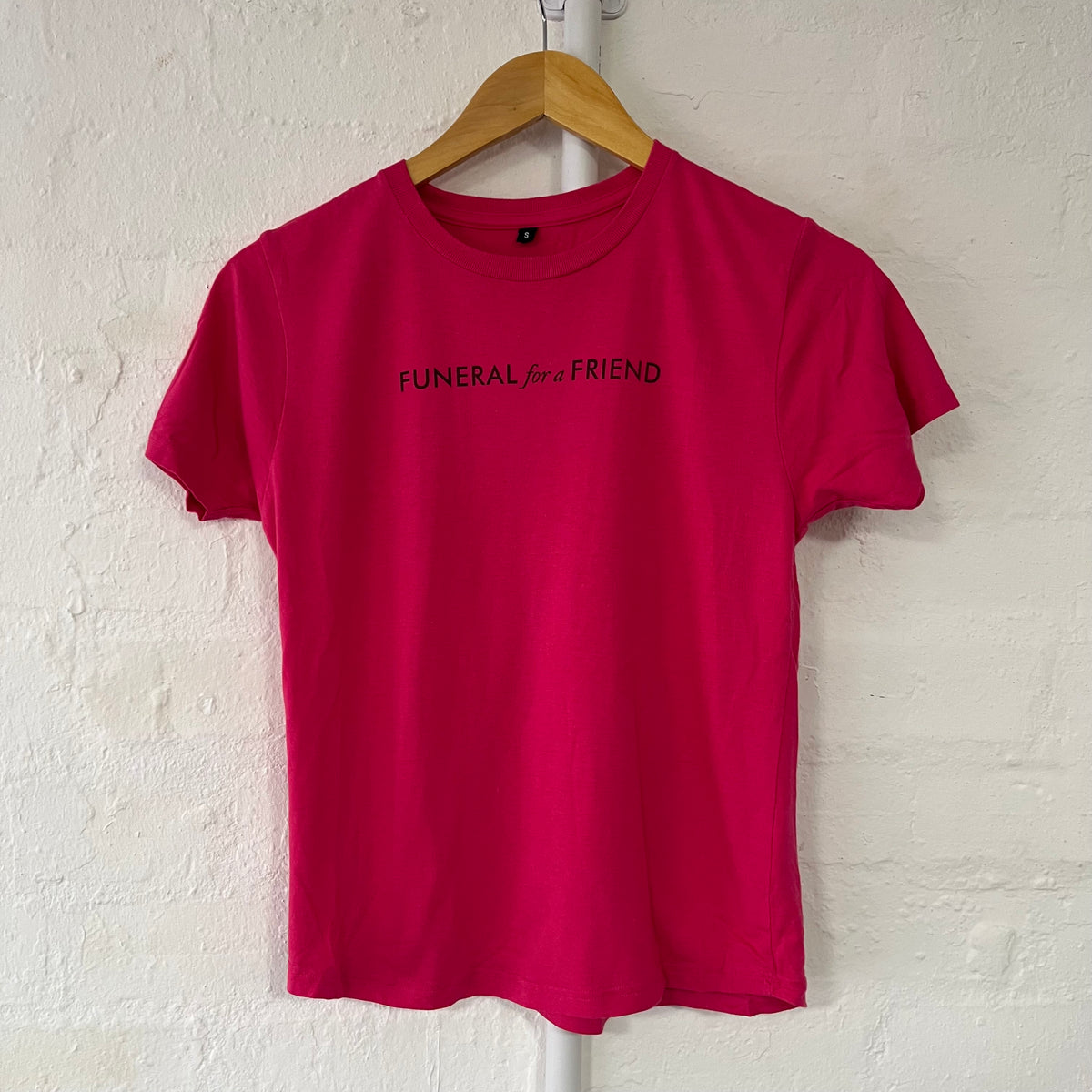 Funeral For A Friend Baby Tee Style Band Tee Pink Small 2000s