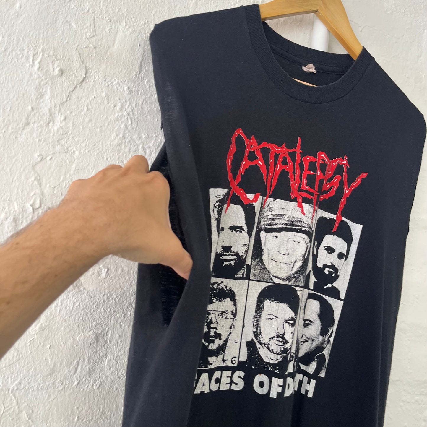 Catalepsy Faces Of Death Band T-Shirt / Vest XL