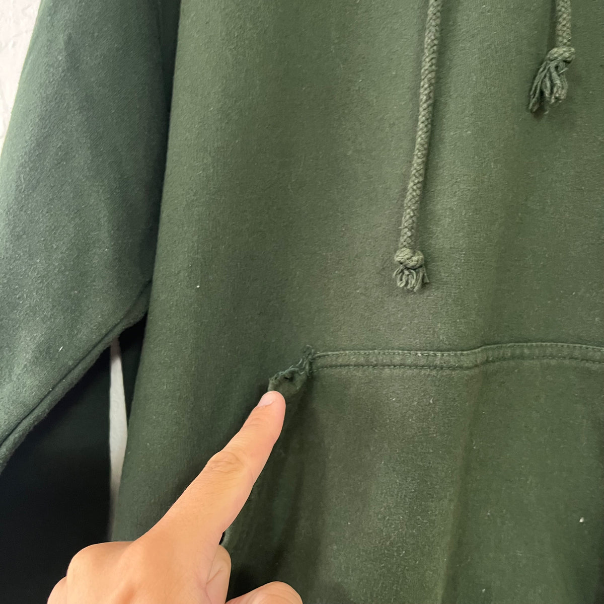 Basement “B” Band Hoodie Green Medium 2010s