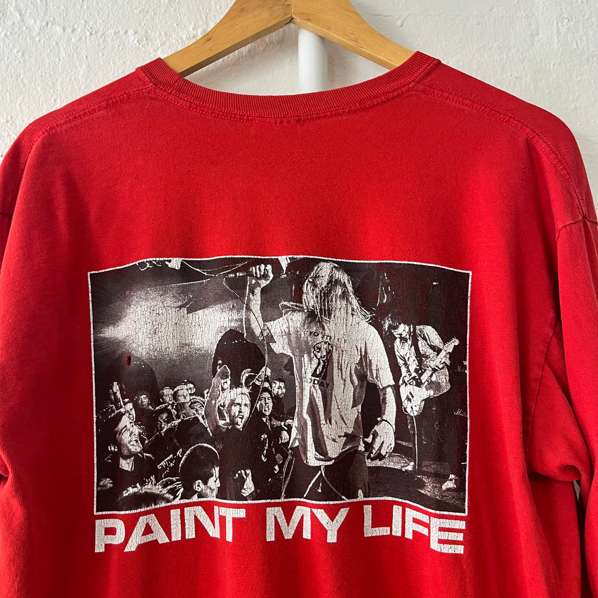 Give Paint My Life Moshers Delight Longsleeve Band T-Shirt Large 2010s