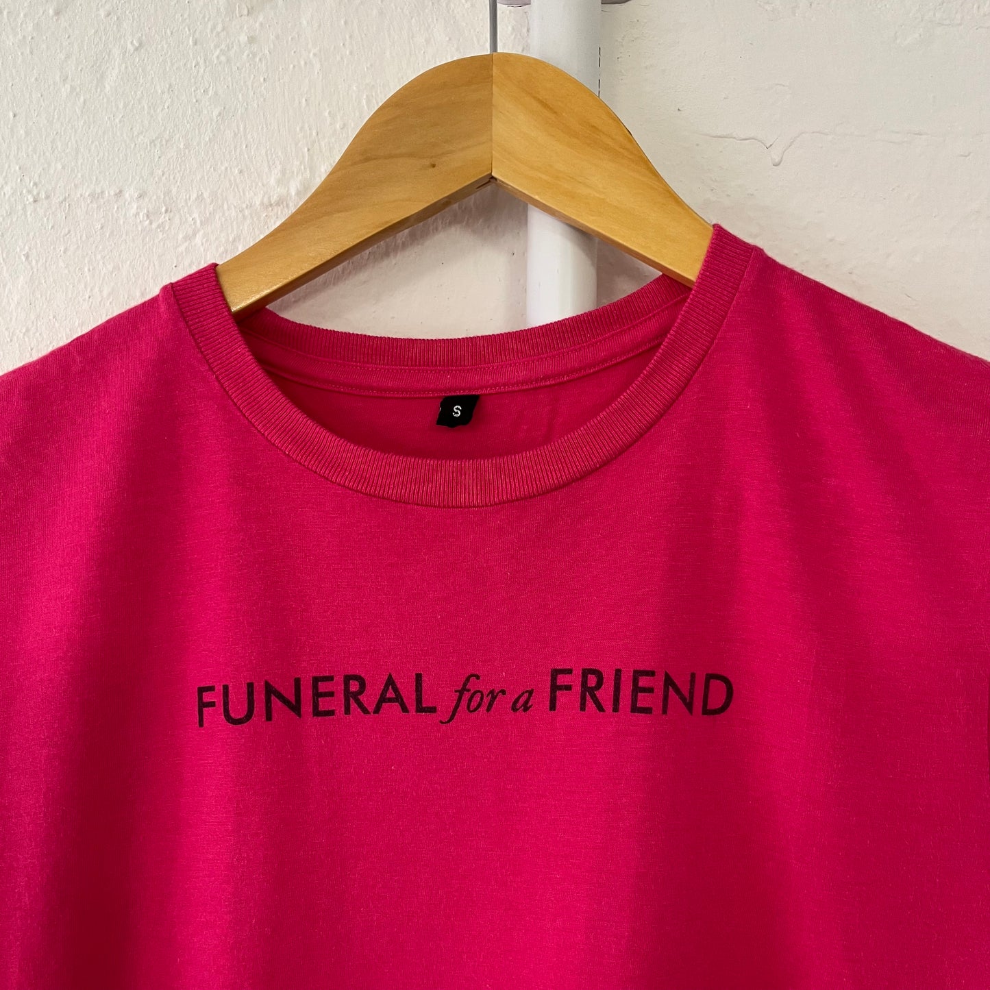 Funeral For A Friend Baby Tee Style Band Tee Pink Small 2000s