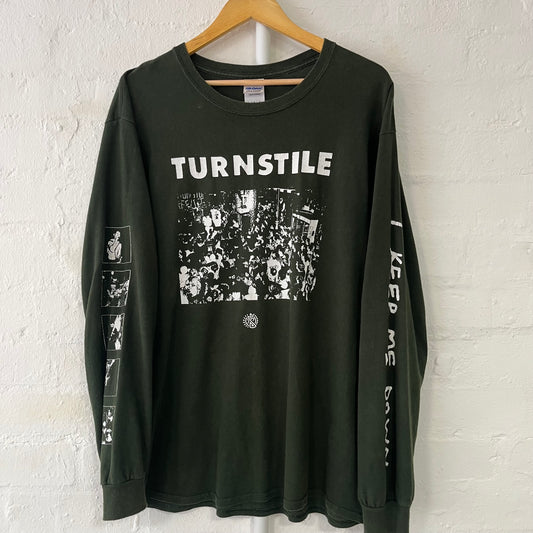Turnstile Non Stop Feeling Long Sleeve Band T-Shirt Large
