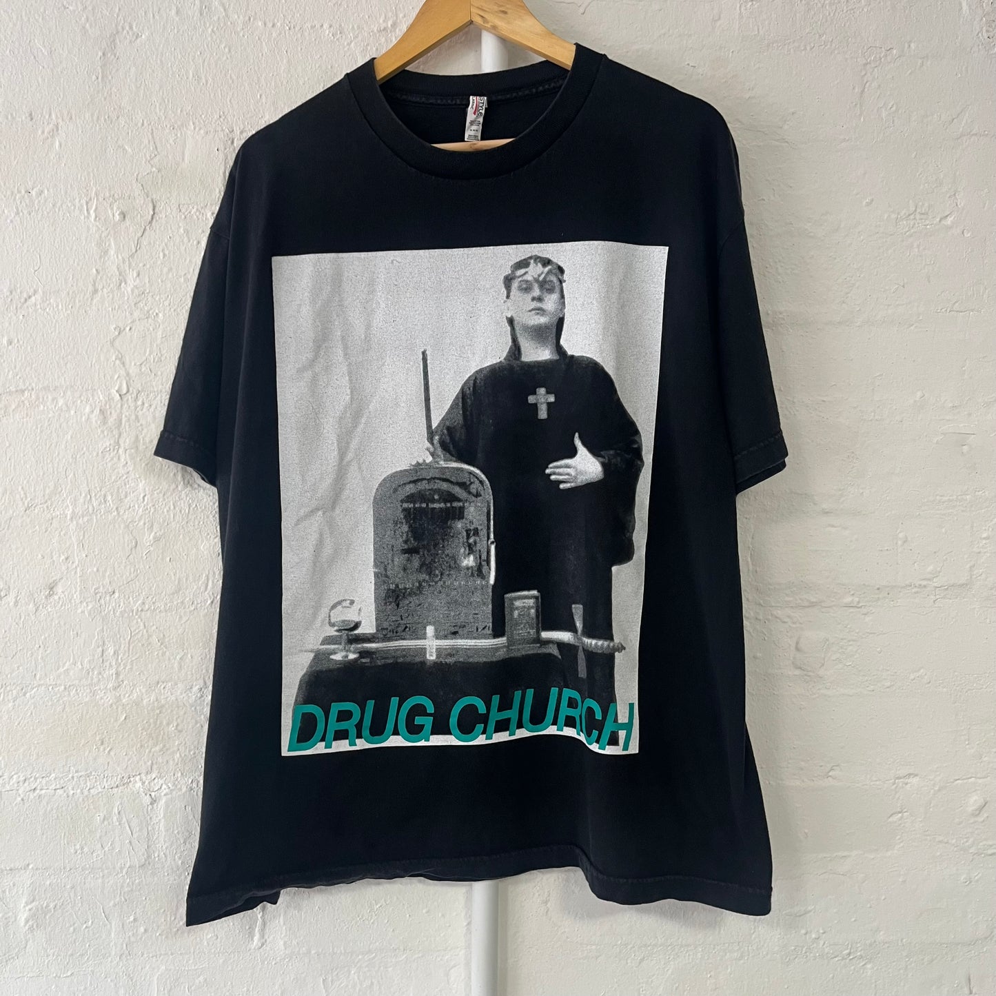 Drug Church Hit Your Head Band T-Shirt XL 2010s