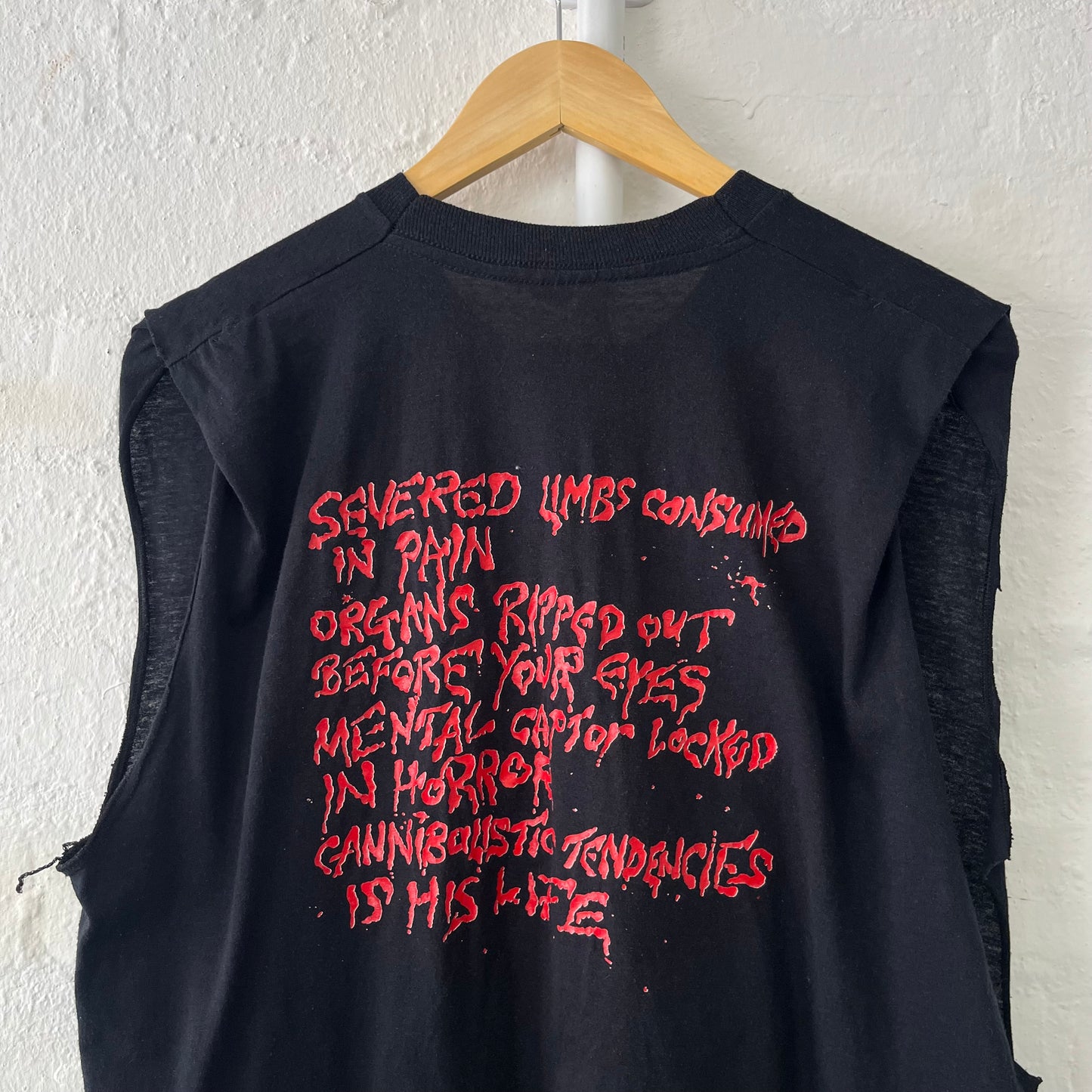 Catalepsy Faces Of Death Band T-Shirt / Vest XL