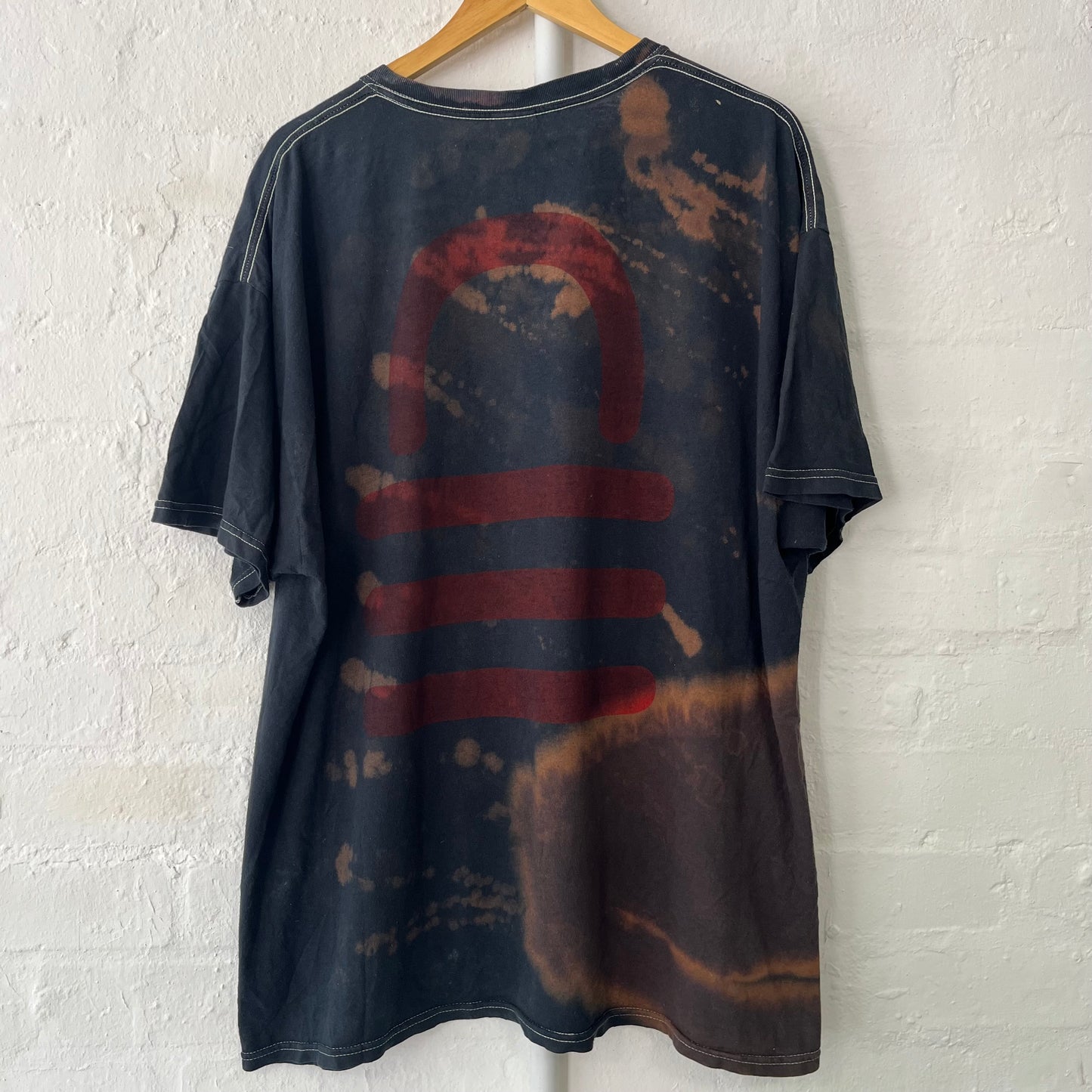 The Flex Bleached Hardcore Band T-Shirt XL