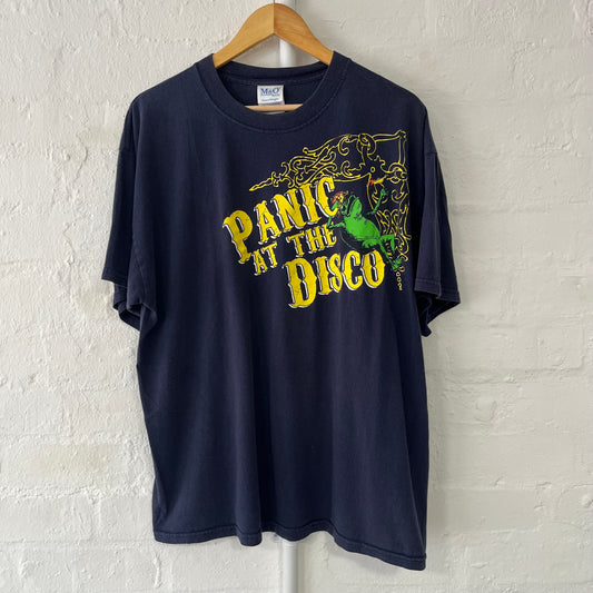 Panic At The Disco Band T-Shirt XL 2000s Rare