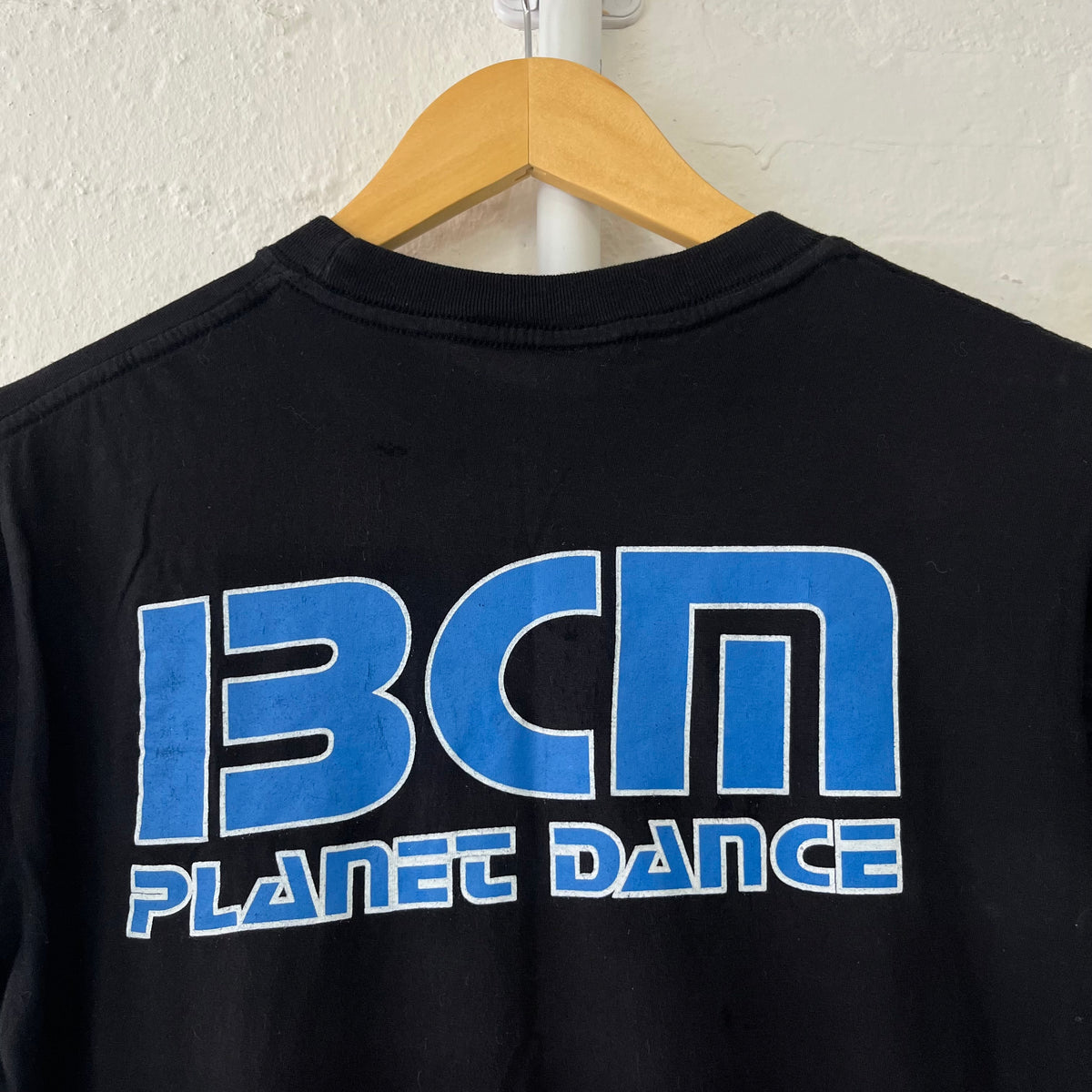 Scratch BCM Planet Dance Electronic Nightclub T-Shirt Small 2000s