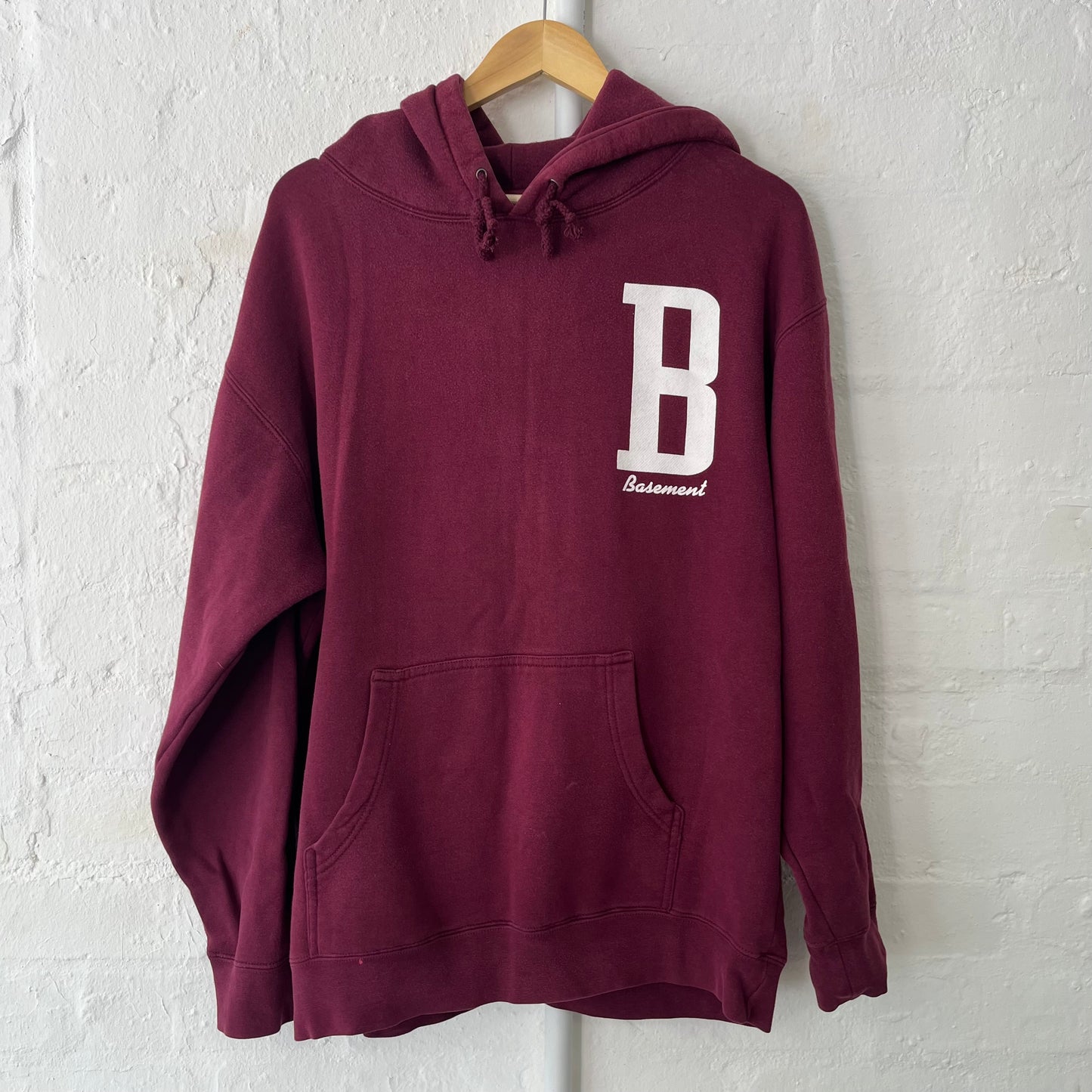 Basement “B” Hoodie Large