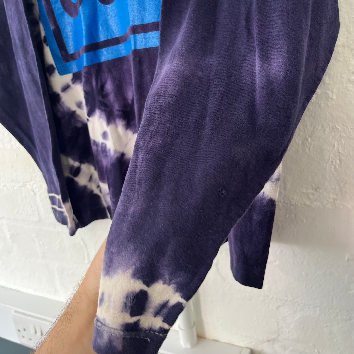 Oasis Definitely Maybe Tie Dye Longsleeve Band T-Shirt XL