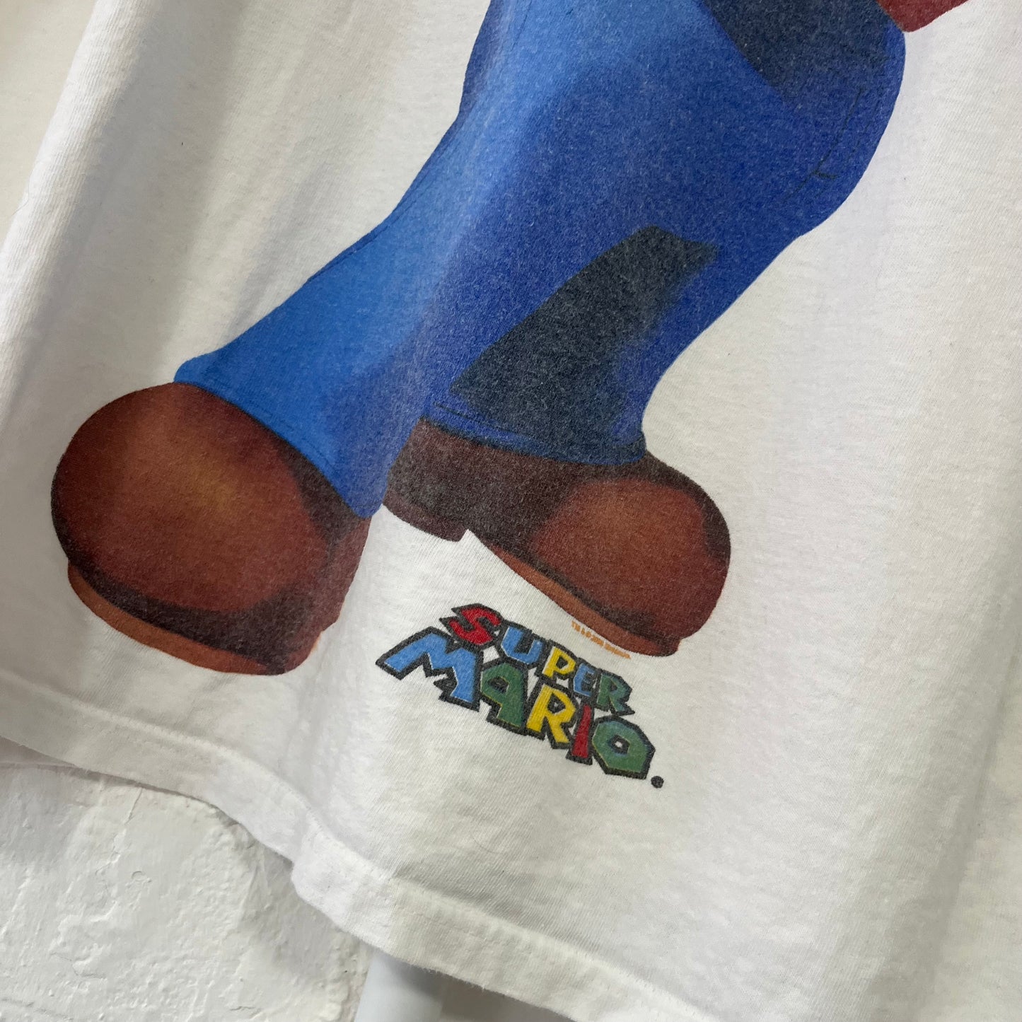 Super Mario Big Print Gaming T-Shirt XL 2000s