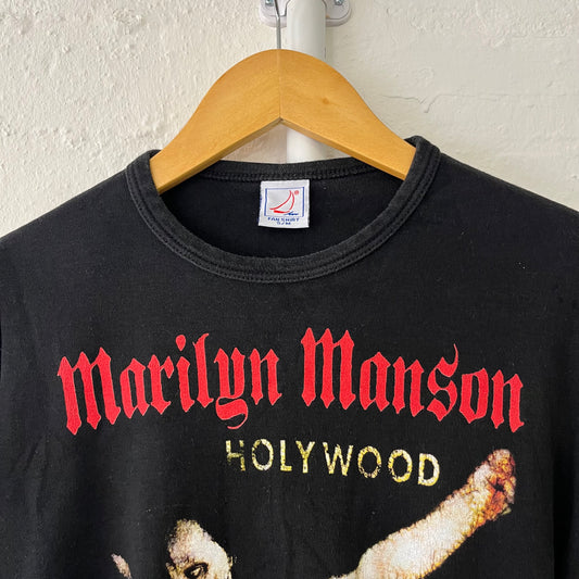 Marilyn Manson Hollywood Baby Tee 2000s XS
