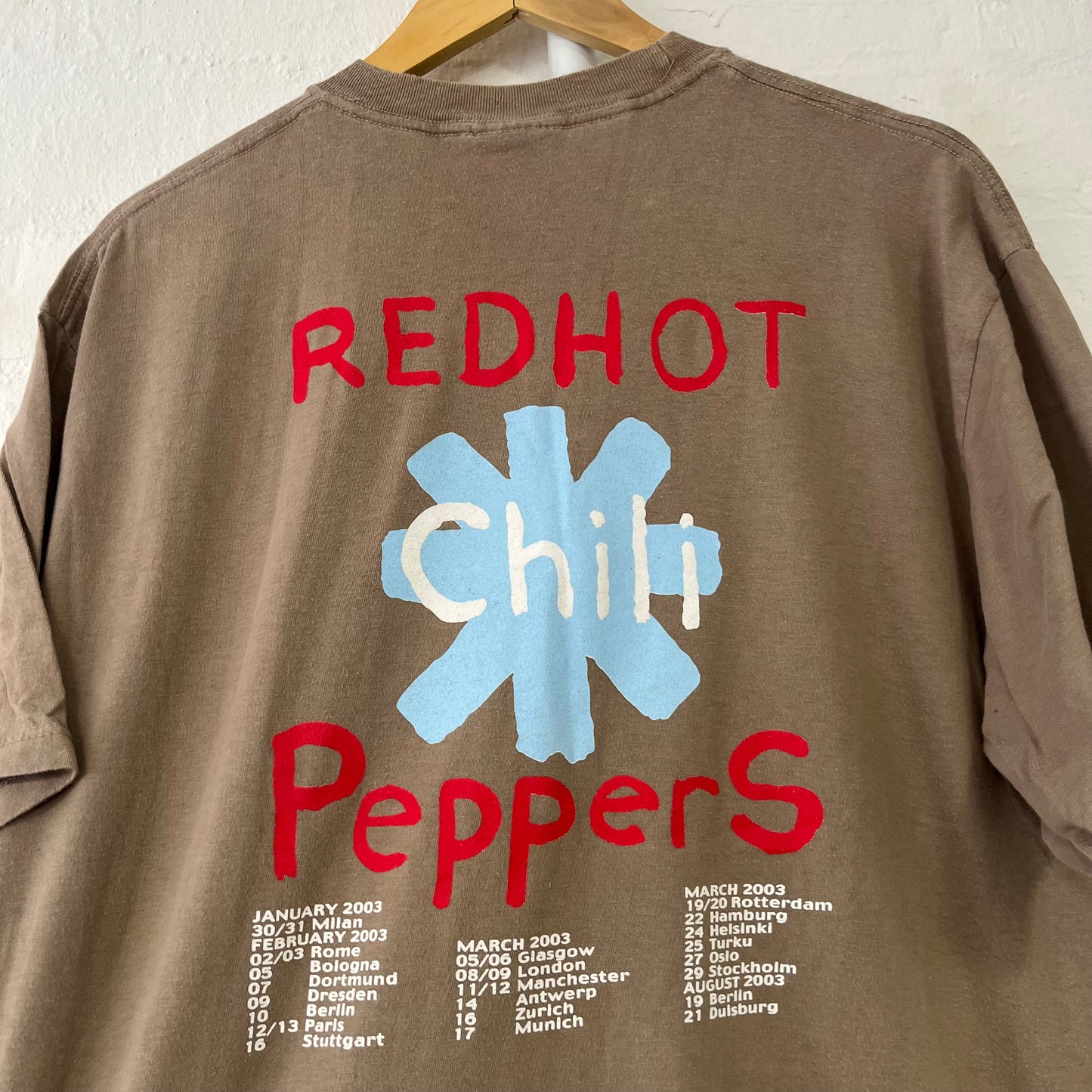 Red Hot Chili Peppers 2003 Tour Band T-Shirt XL
