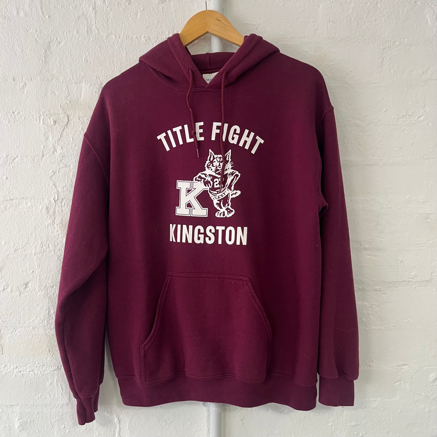 Title Fight Kingston Varsity Band Hoodie 2010s Medium