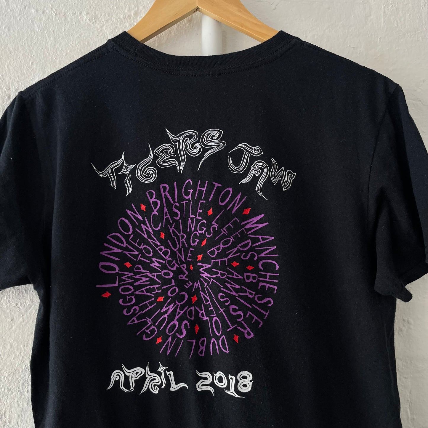 Tigers Jaw 2018 Tour Band T-Shirt Medium