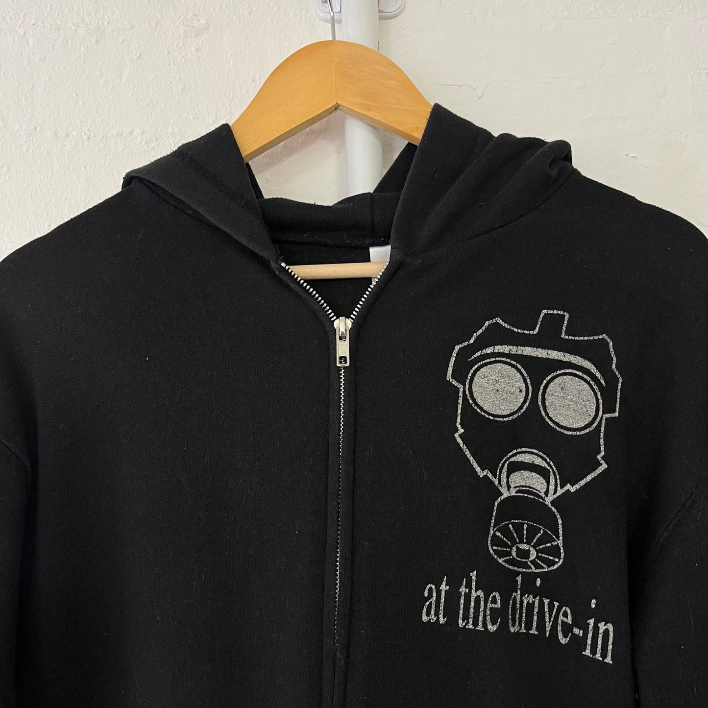 At The Drive-In Gas Mask Band Hoodie Small