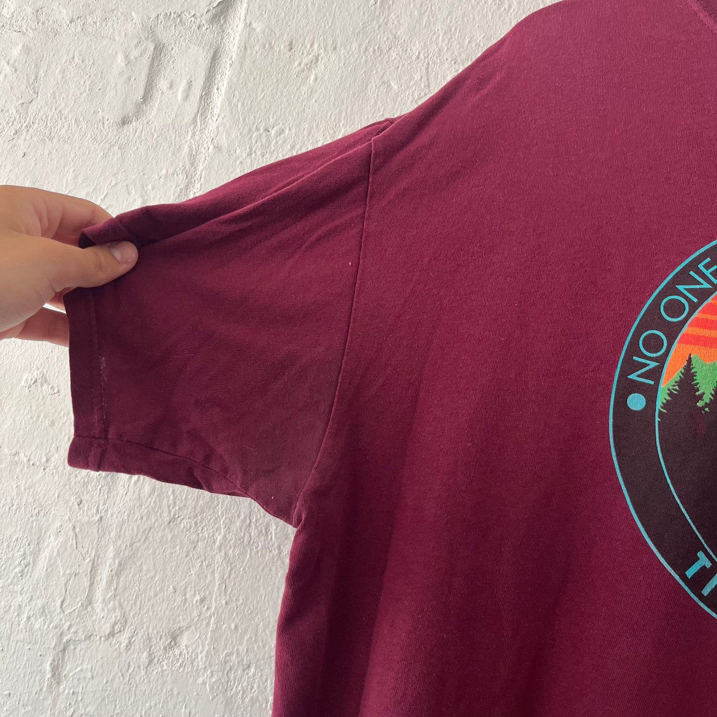Title Fight Deer Burgundy Band T-Shirt XL/XXL