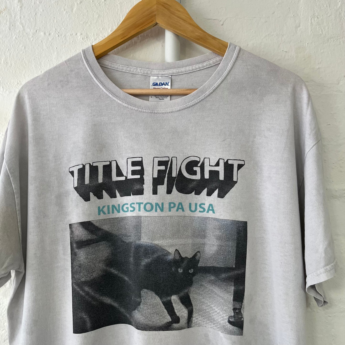 Title Fight White Kingston Cat PA Band T-Shirt