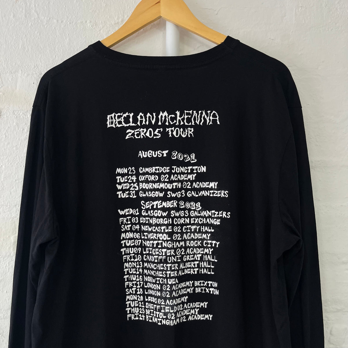 Declan McKenna Longsleeve Tour T-Shirt XL