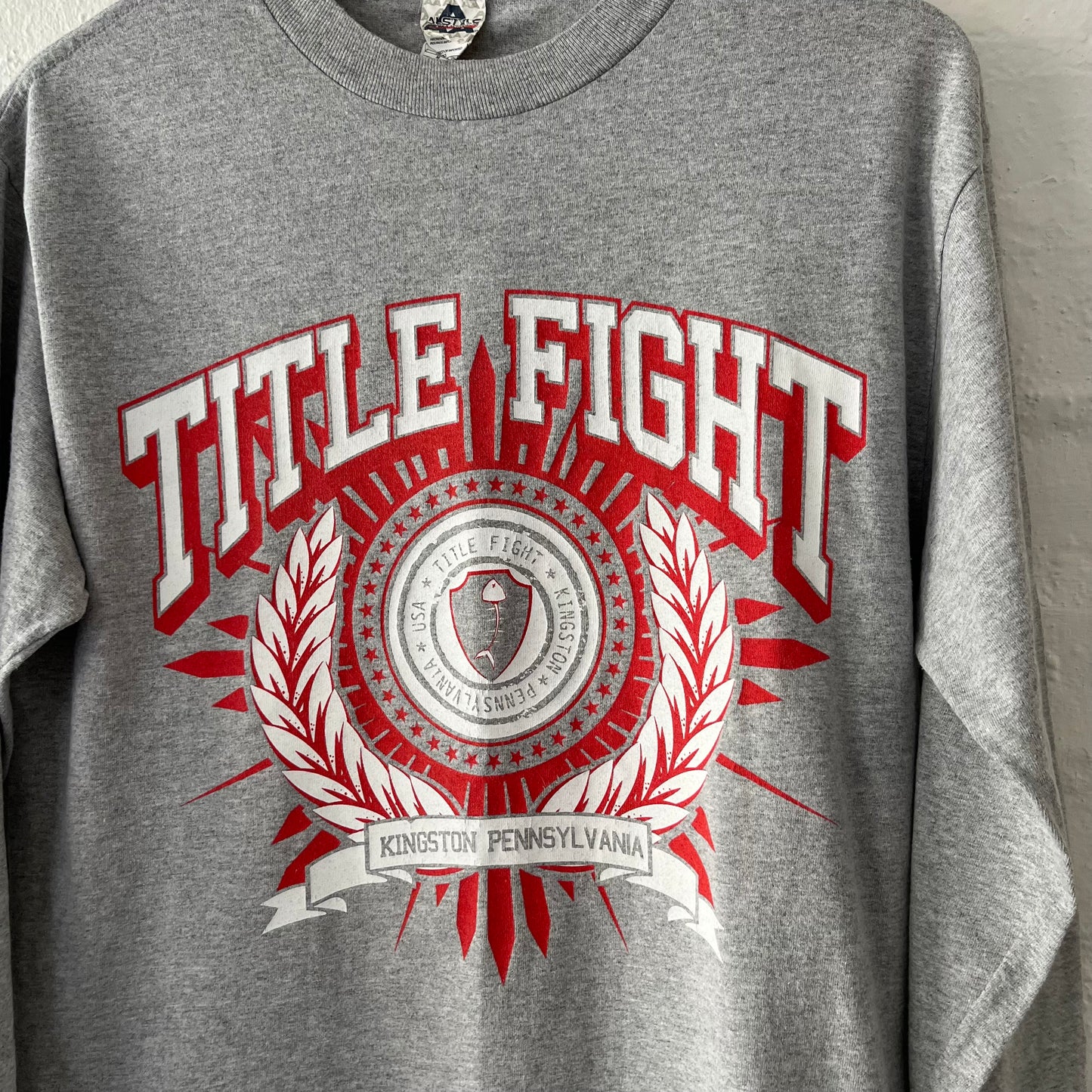 Title Fight Longsleeve Crest Band T-Shirt 2000s Medium