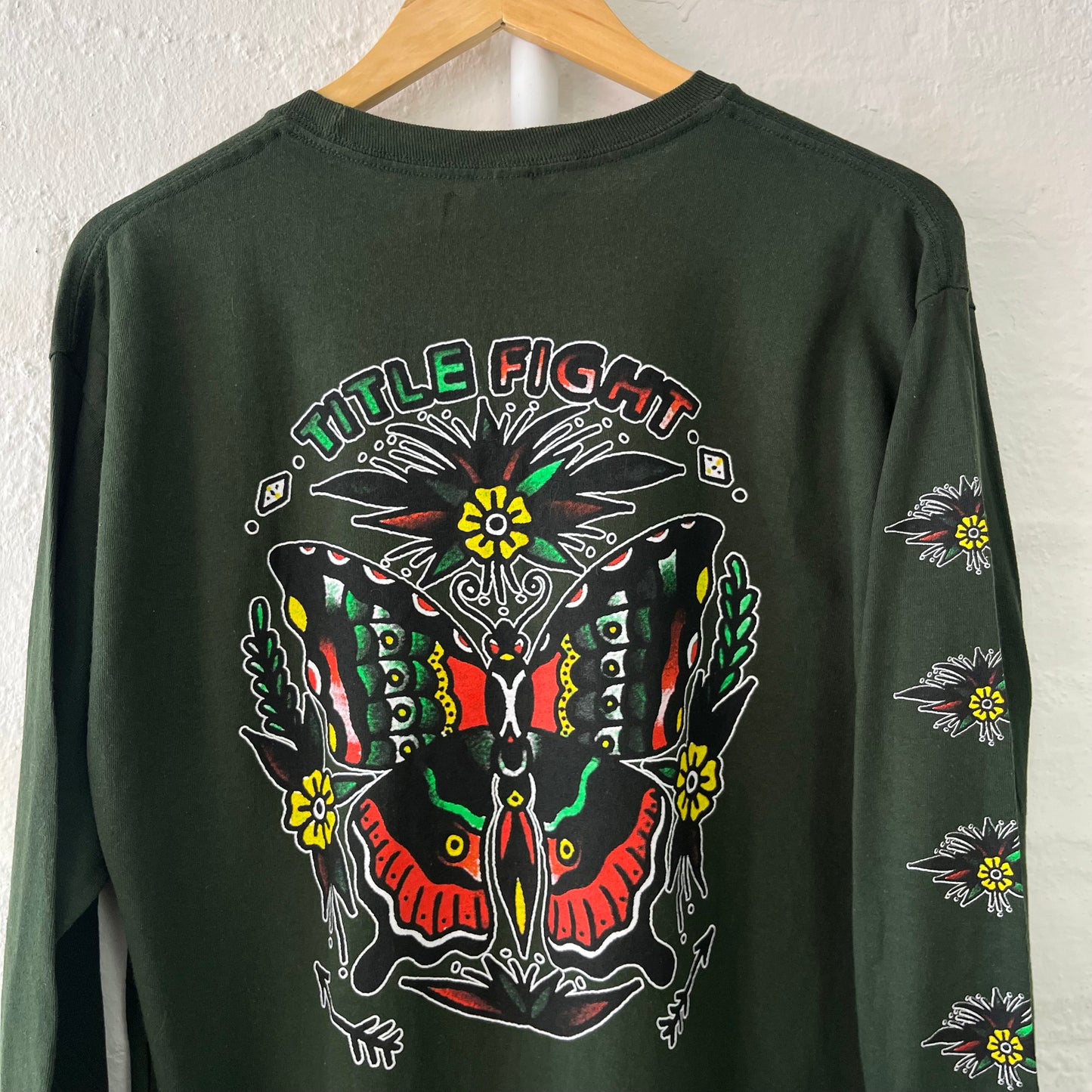 Title Fight Butterfly Band Longsleeve T-Shirt 2013