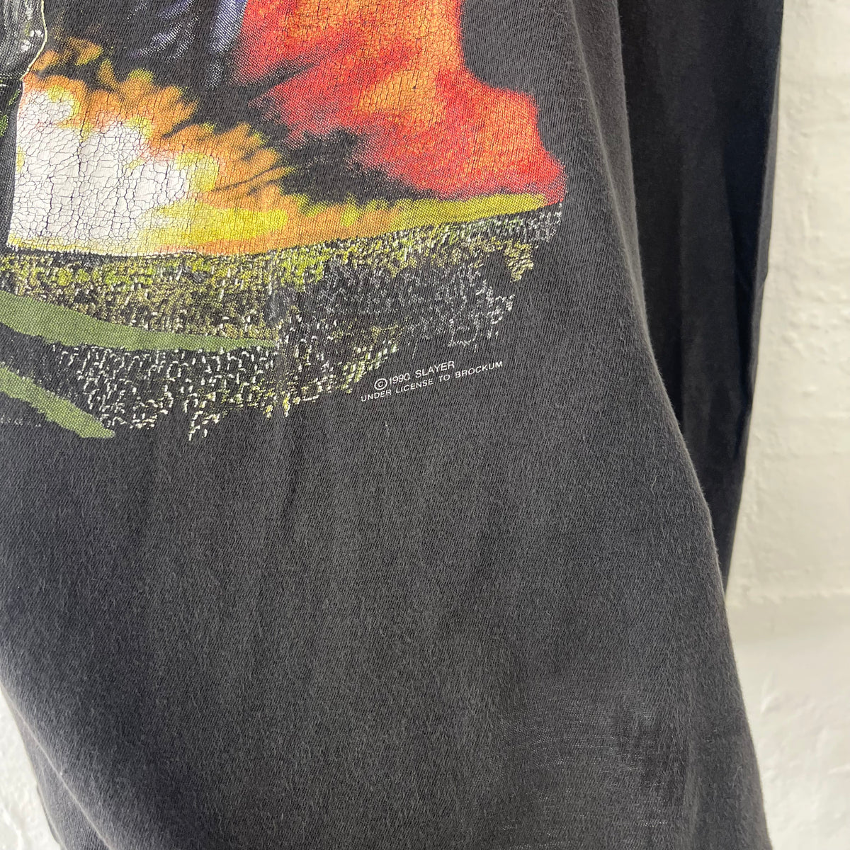 Slayer European Campaign Tour Vintage 1990 Band T-Shirt Large