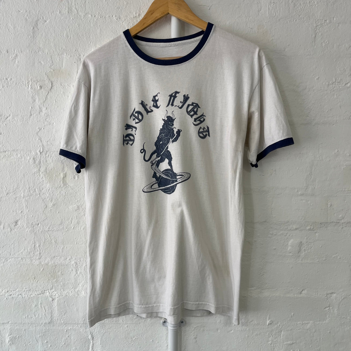 Title Fight Devil Saturn Ringer Band T-Shirt Medium 2010s