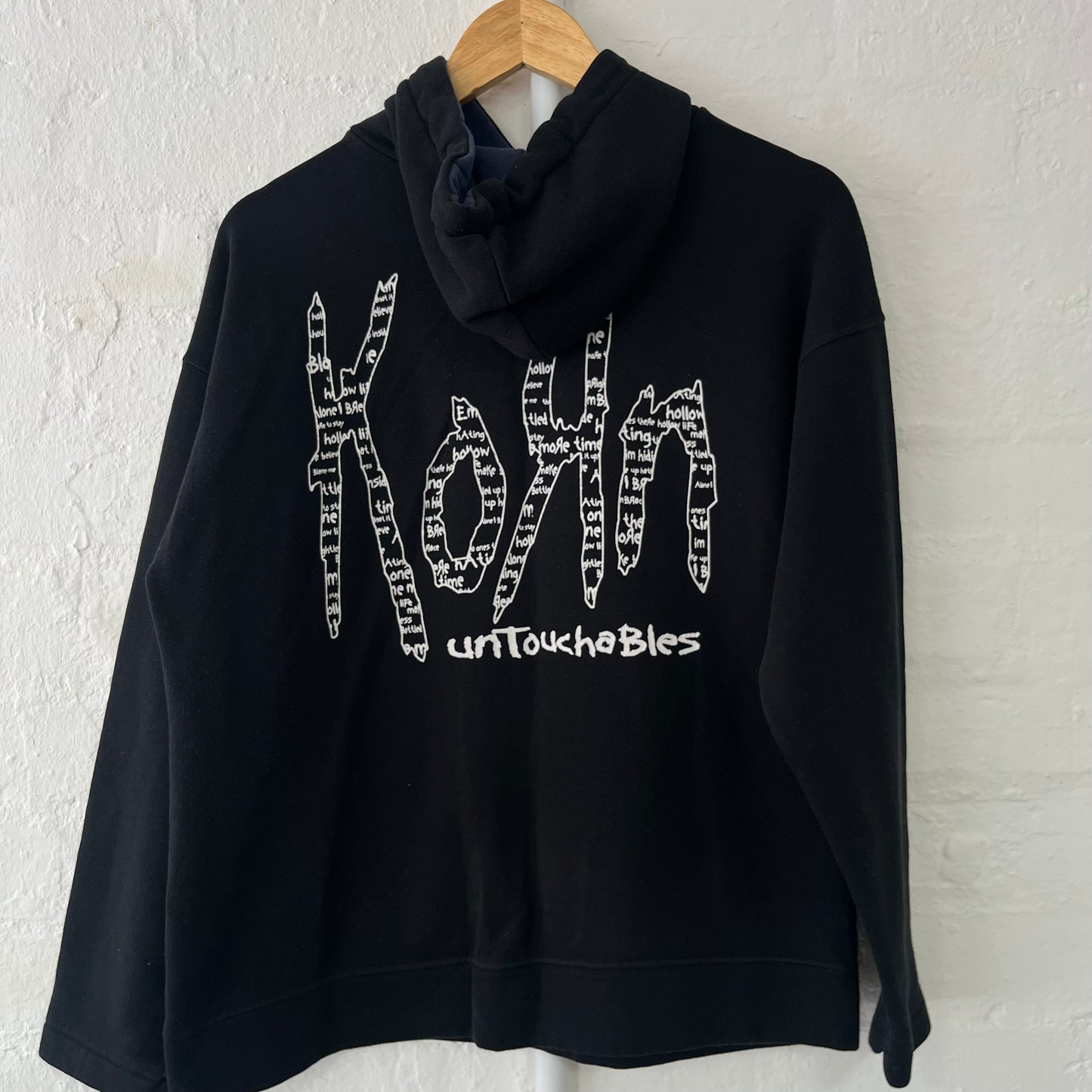 Korn Untouchables Band Hoodie Medium Y2K 2000s Nu Metal