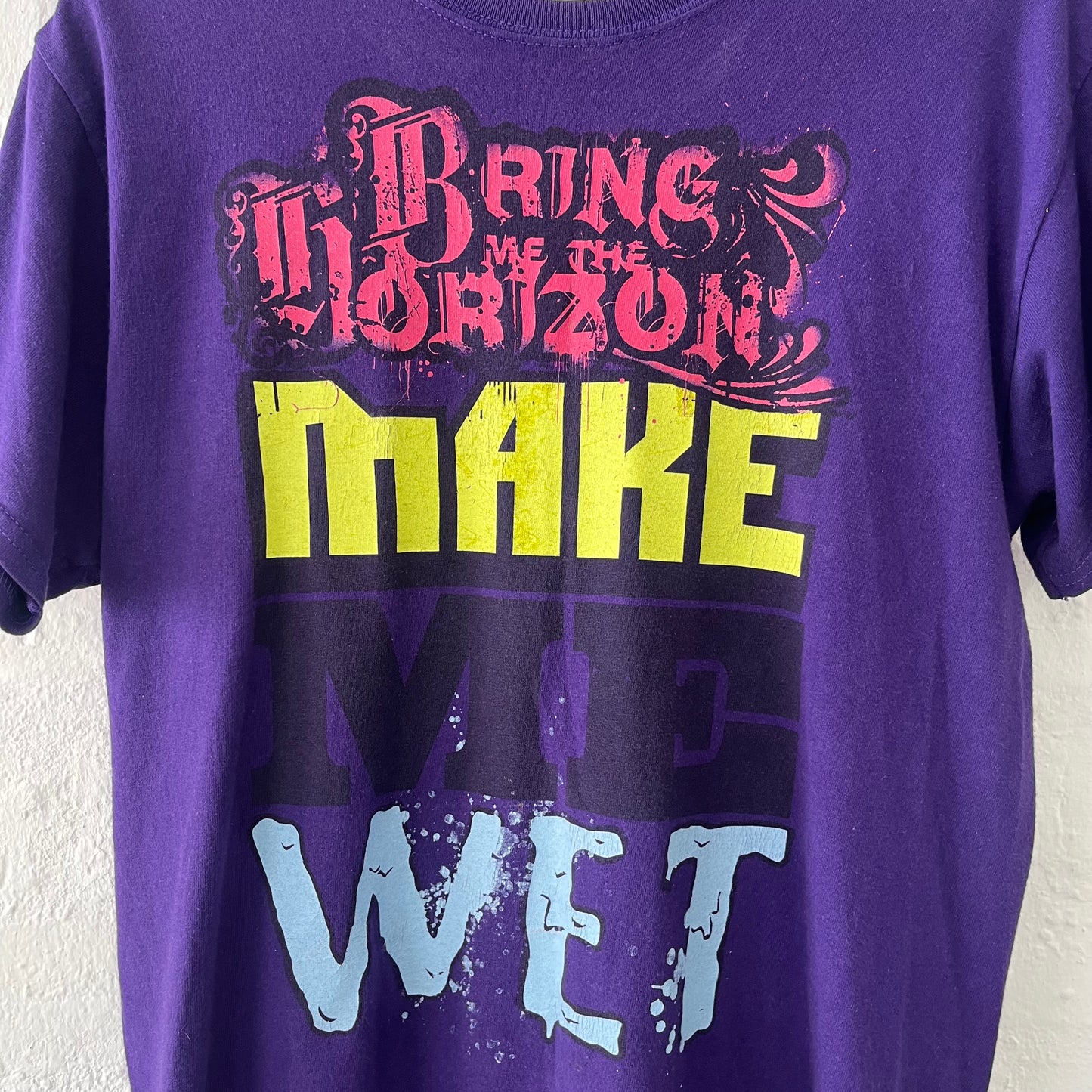 Bring Me The Horizon Make Me Wet Band T-Shirt Medium 2000s