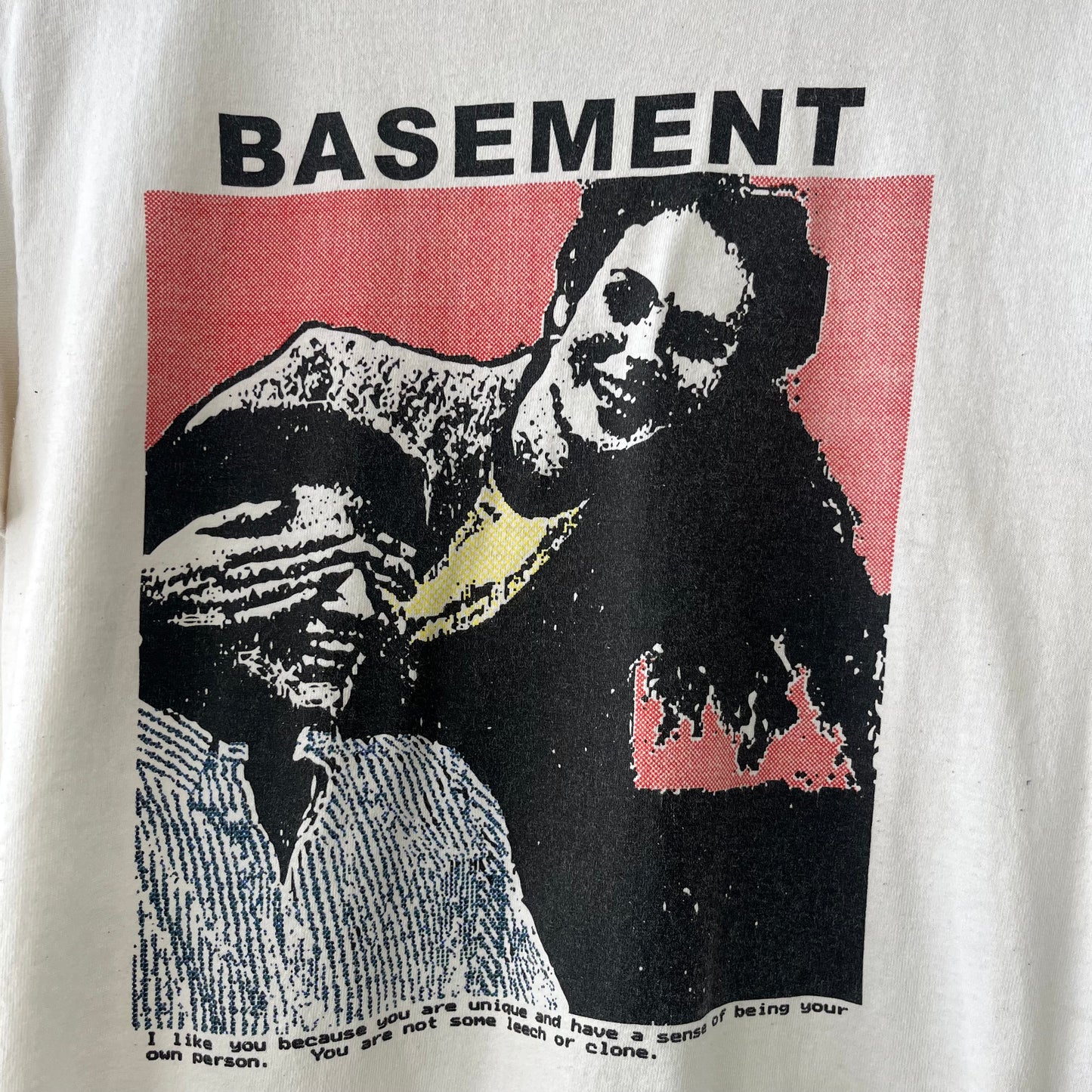 Basement Pixel Couple Band T-Shirt Small 2010s