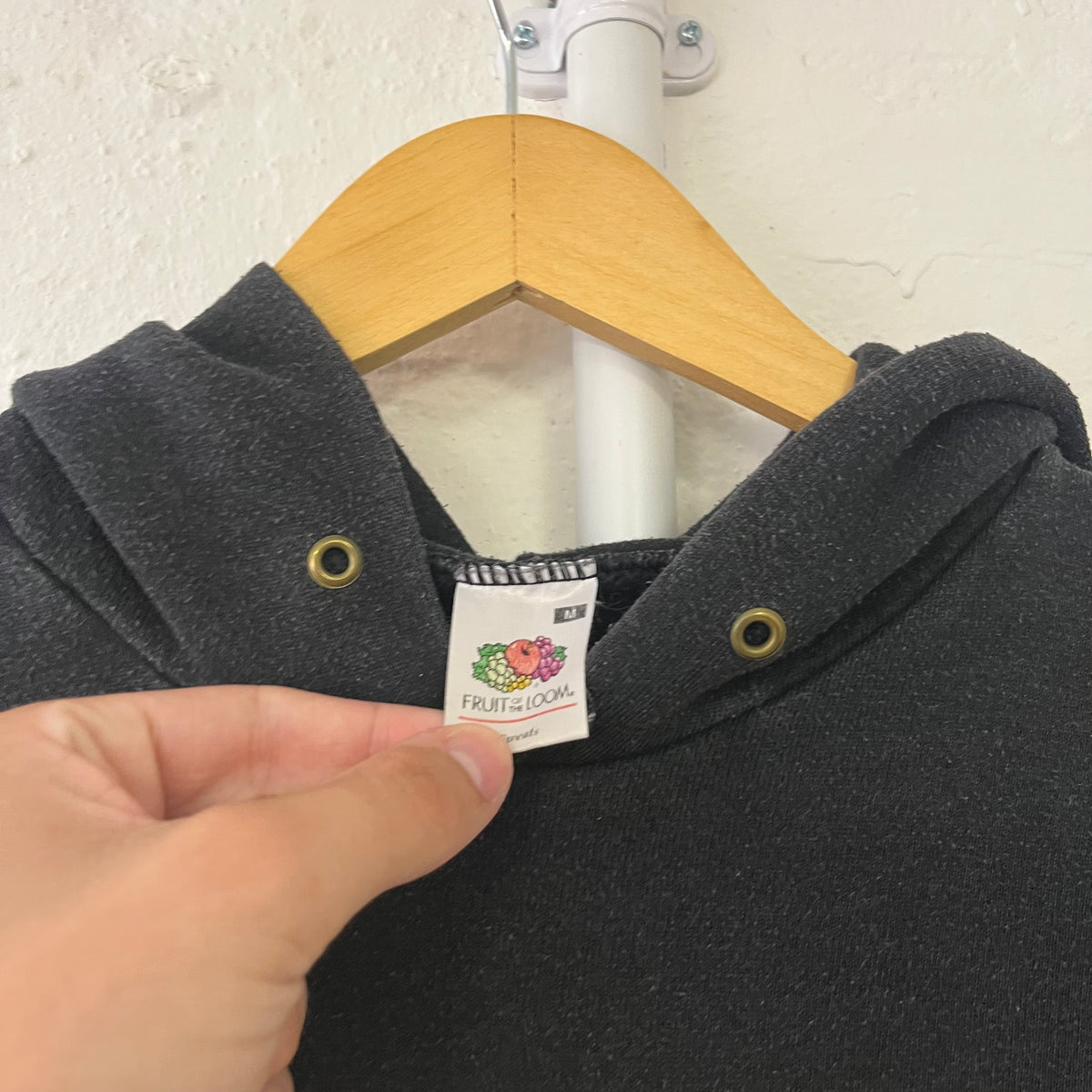 Nirvana Smiley Face Hoodie Medium 2000s
