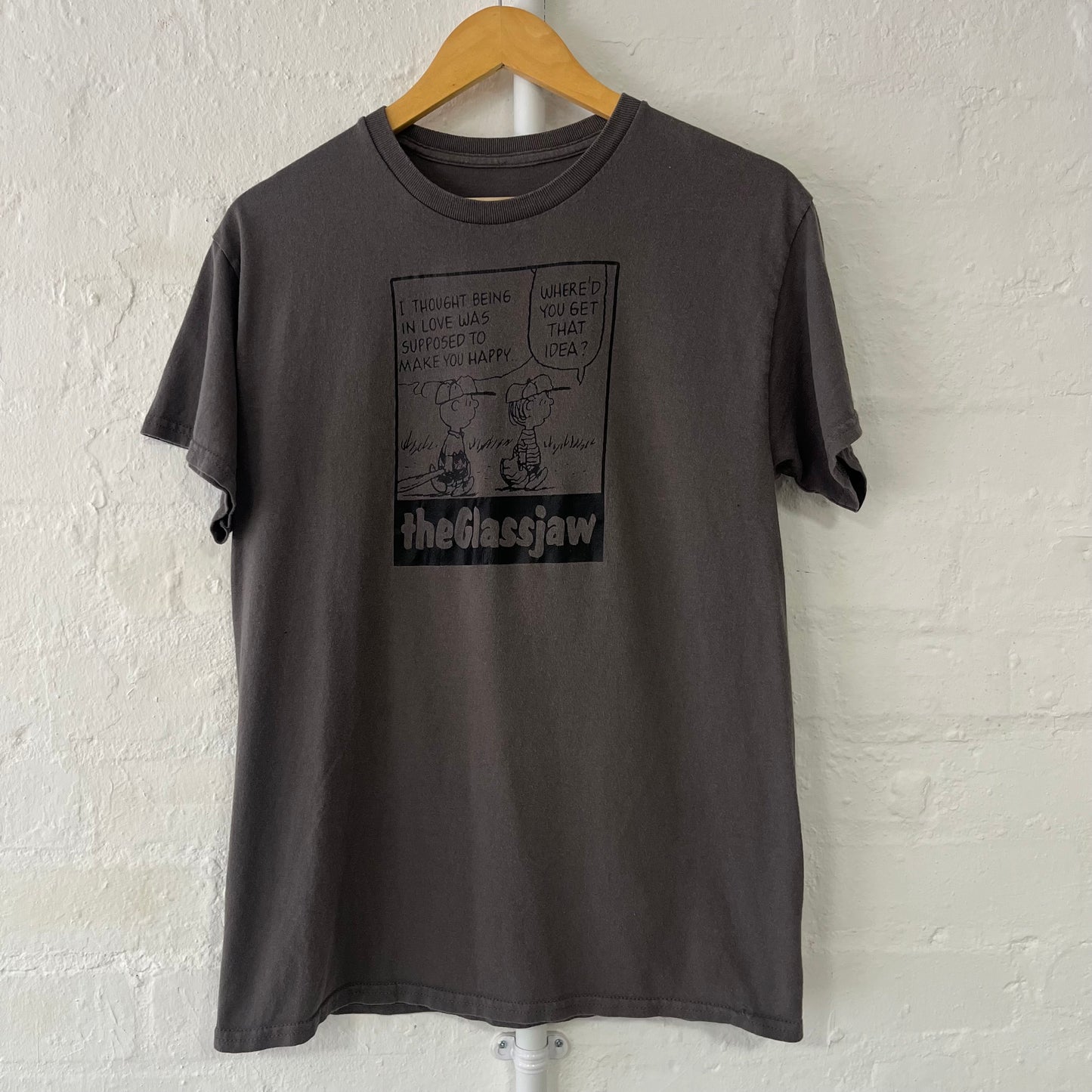 Glassjaw Peanuts Rip Band T-Shirt Medium 2010s